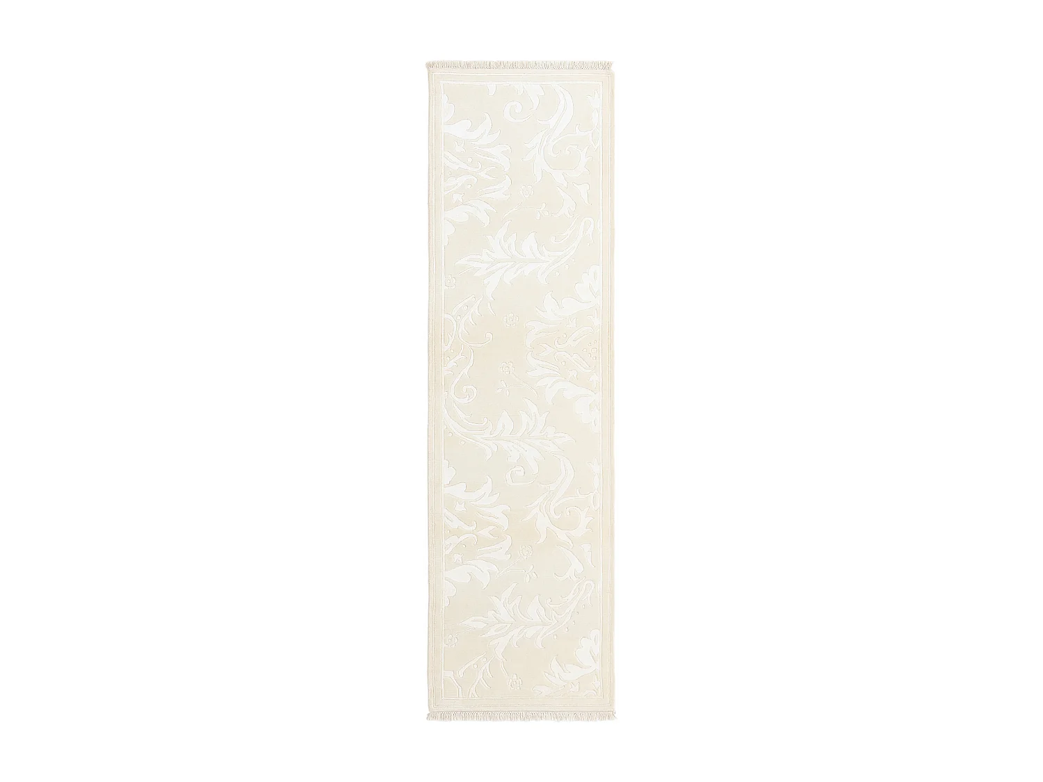 Tapis de couloir en laine 81x292 beige Darya