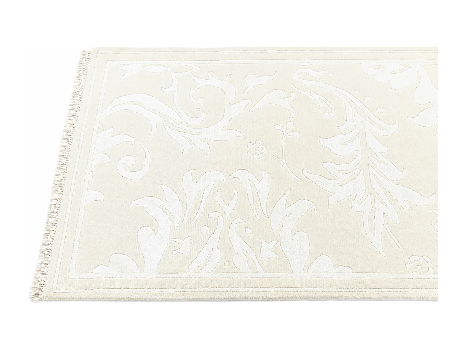 Tapis de couloir en laine 81x292 beige Darya