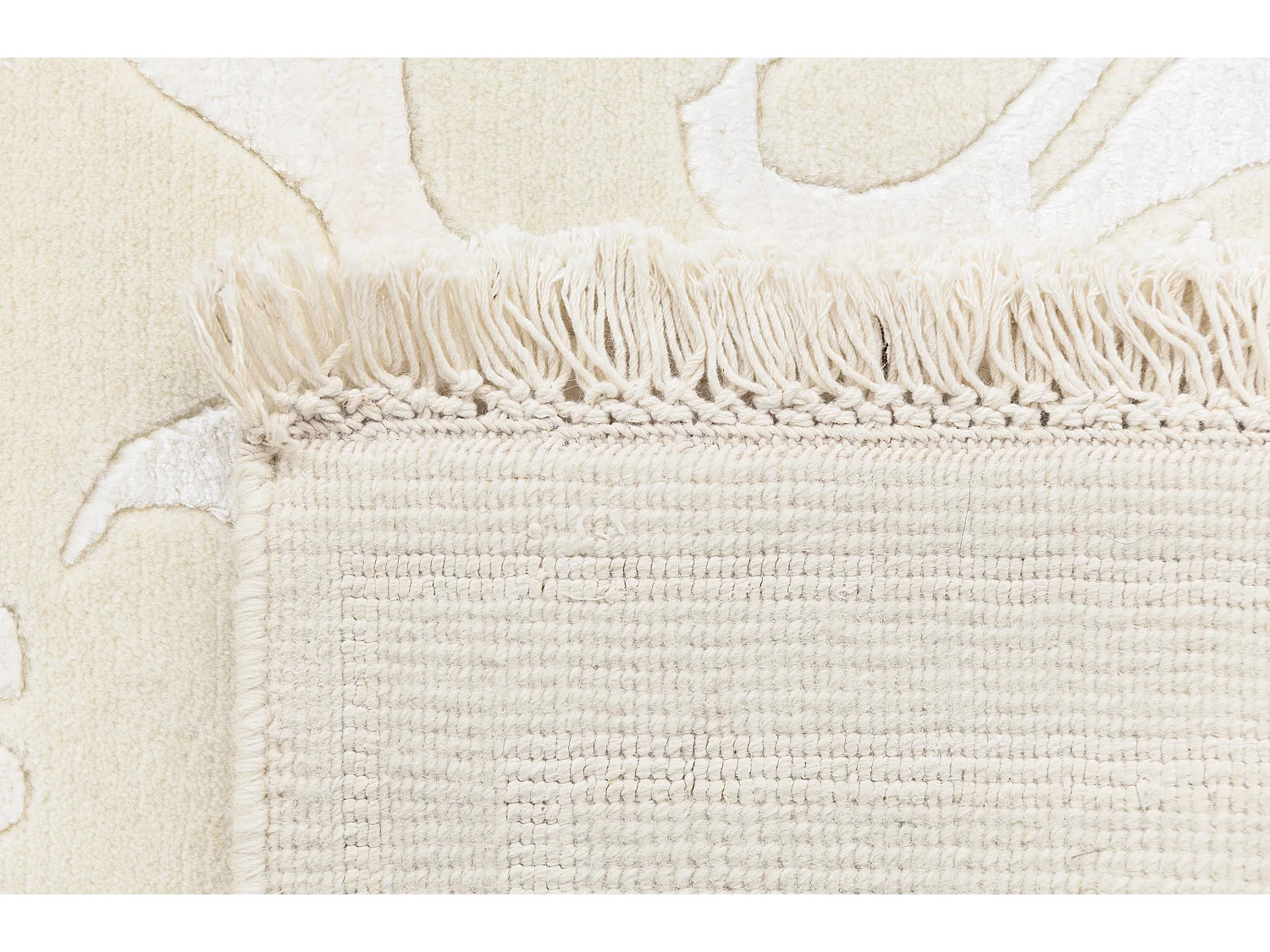 Tapis de couloir en laine 81x292 beige Darya