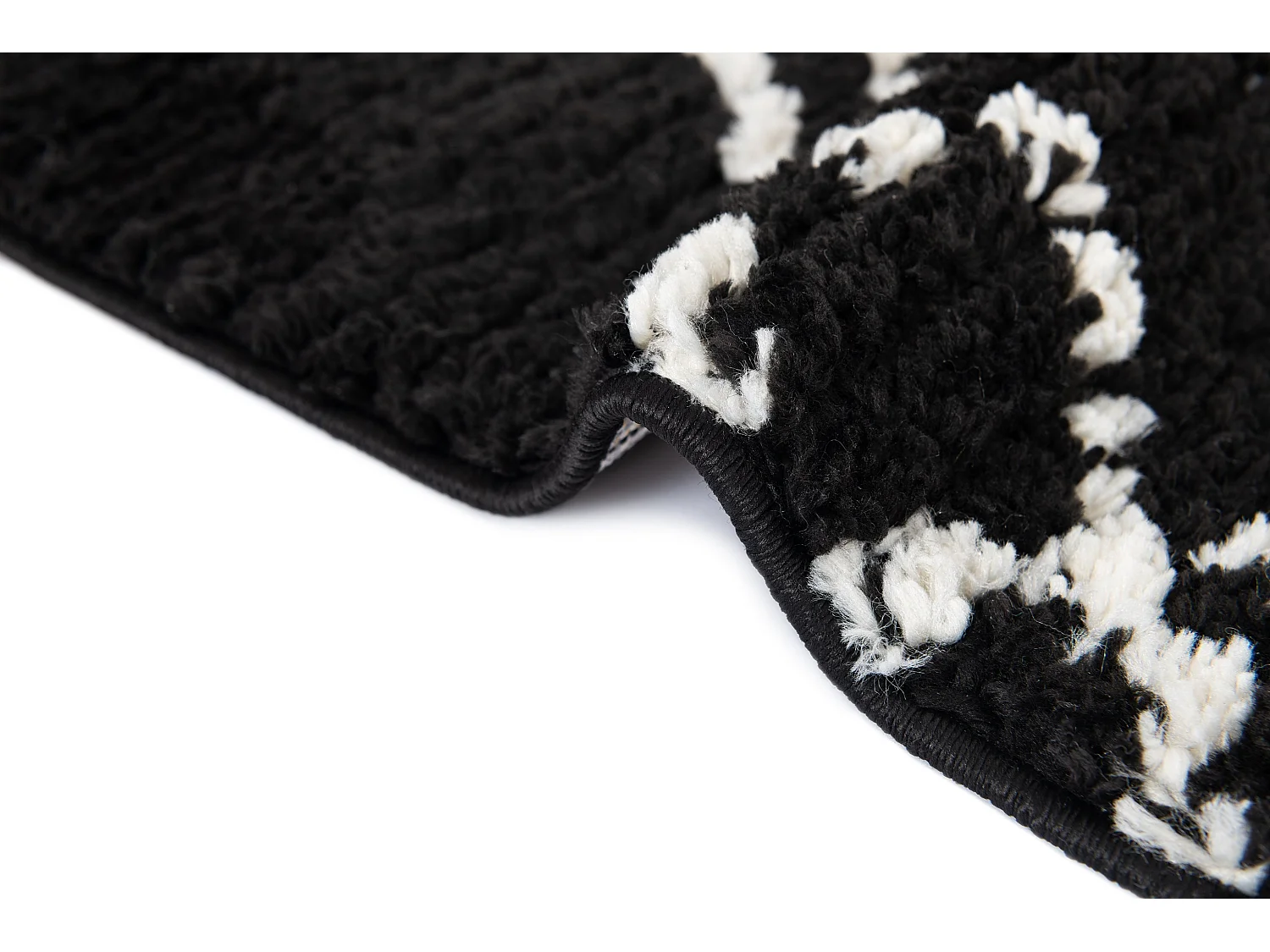 Hochflorteppich 80x305 Schwarz Frauenfeld Classic