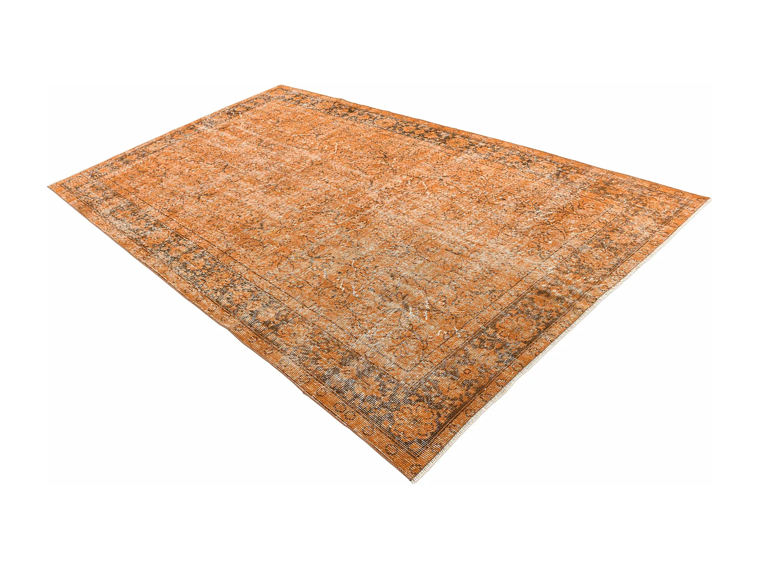 Tappeto in lana 163x269 arancia Ultra Vintage