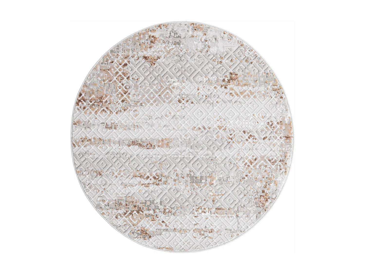 Tappeto 160x160 beige Davos Fusion