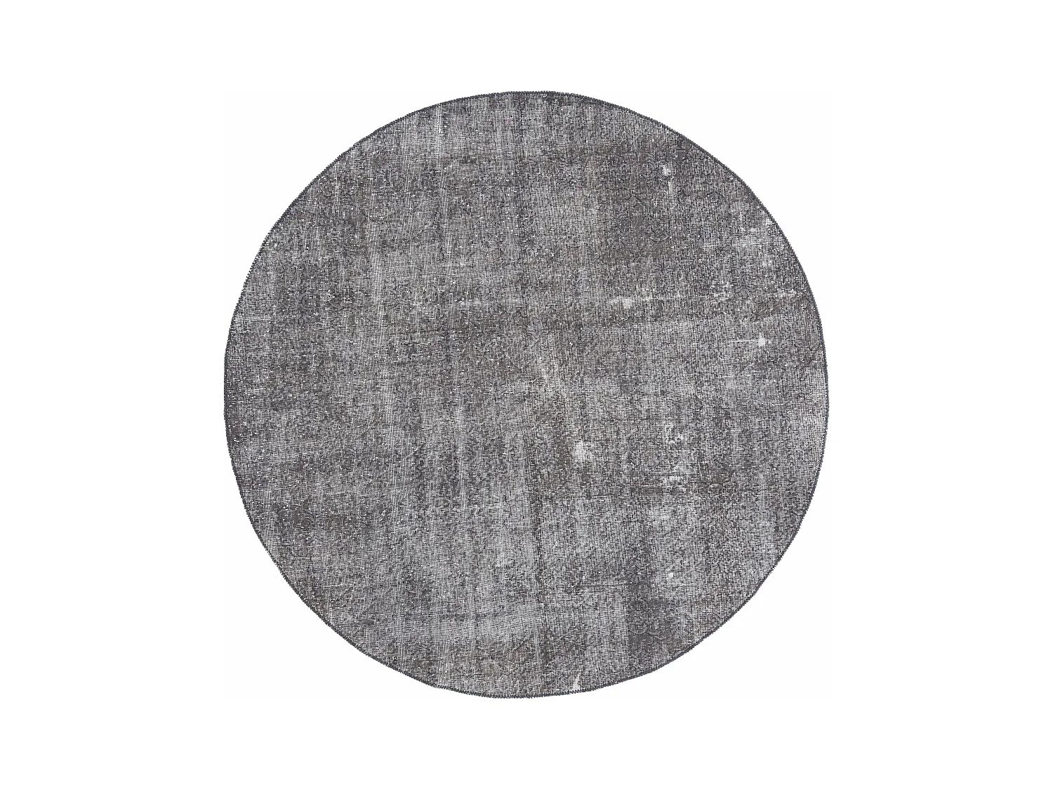 Tapis de laine 211x211 gris Ultra Vintage