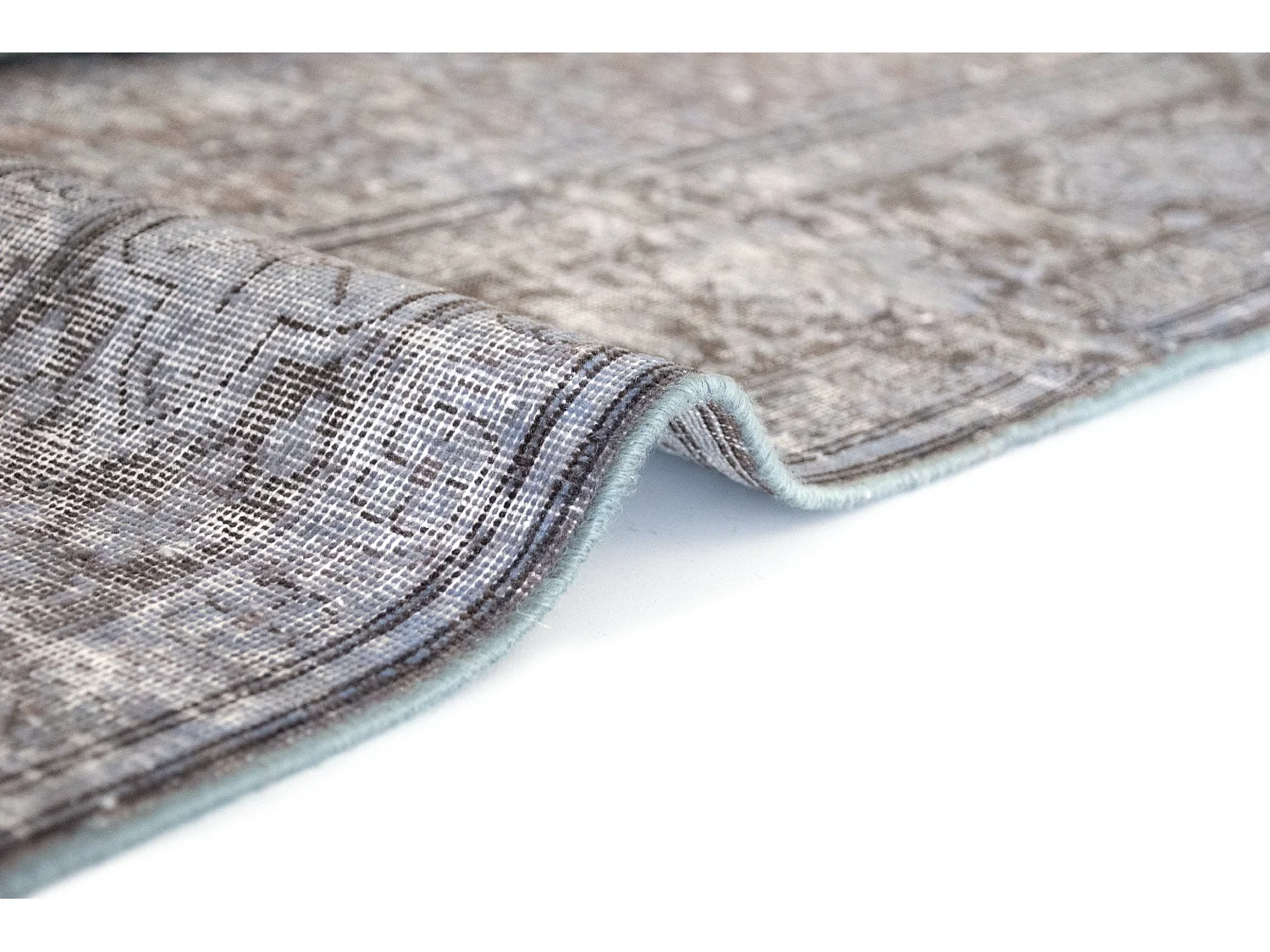 Tappeto in lana 149x225 Blu Vintage Royal