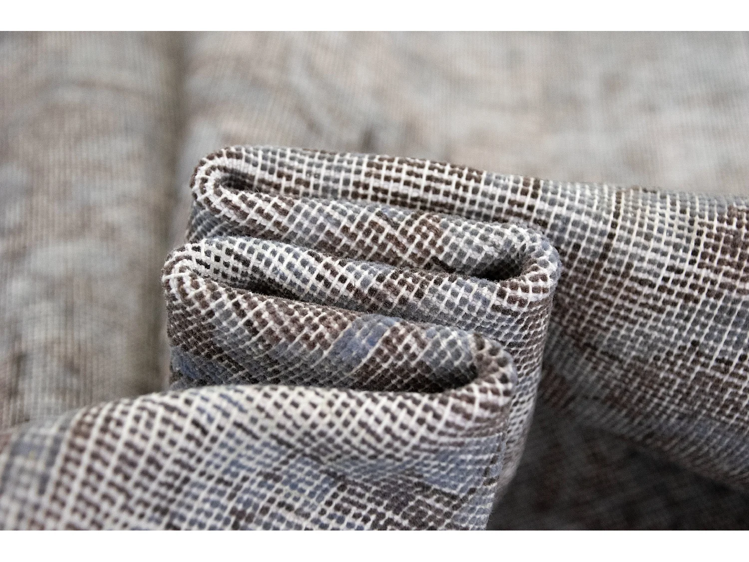 Tapis de laine 149x225 Bleu Vintage Royal