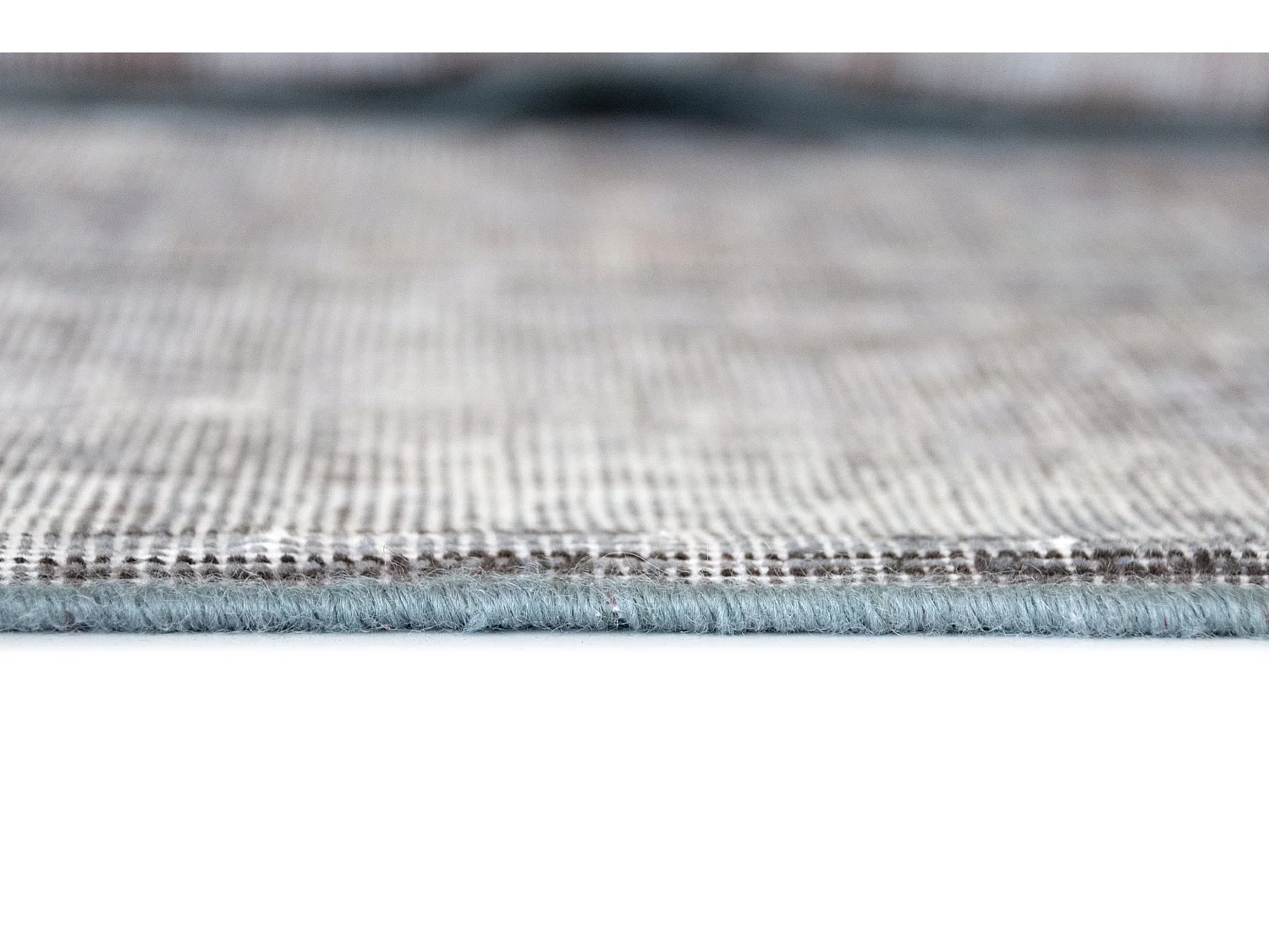 Tapis de laine 149x225 Bleu Vintage Royal