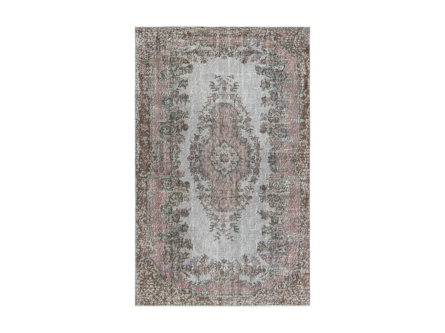 Tapis de laine 168x269 gris Ultra Vintage