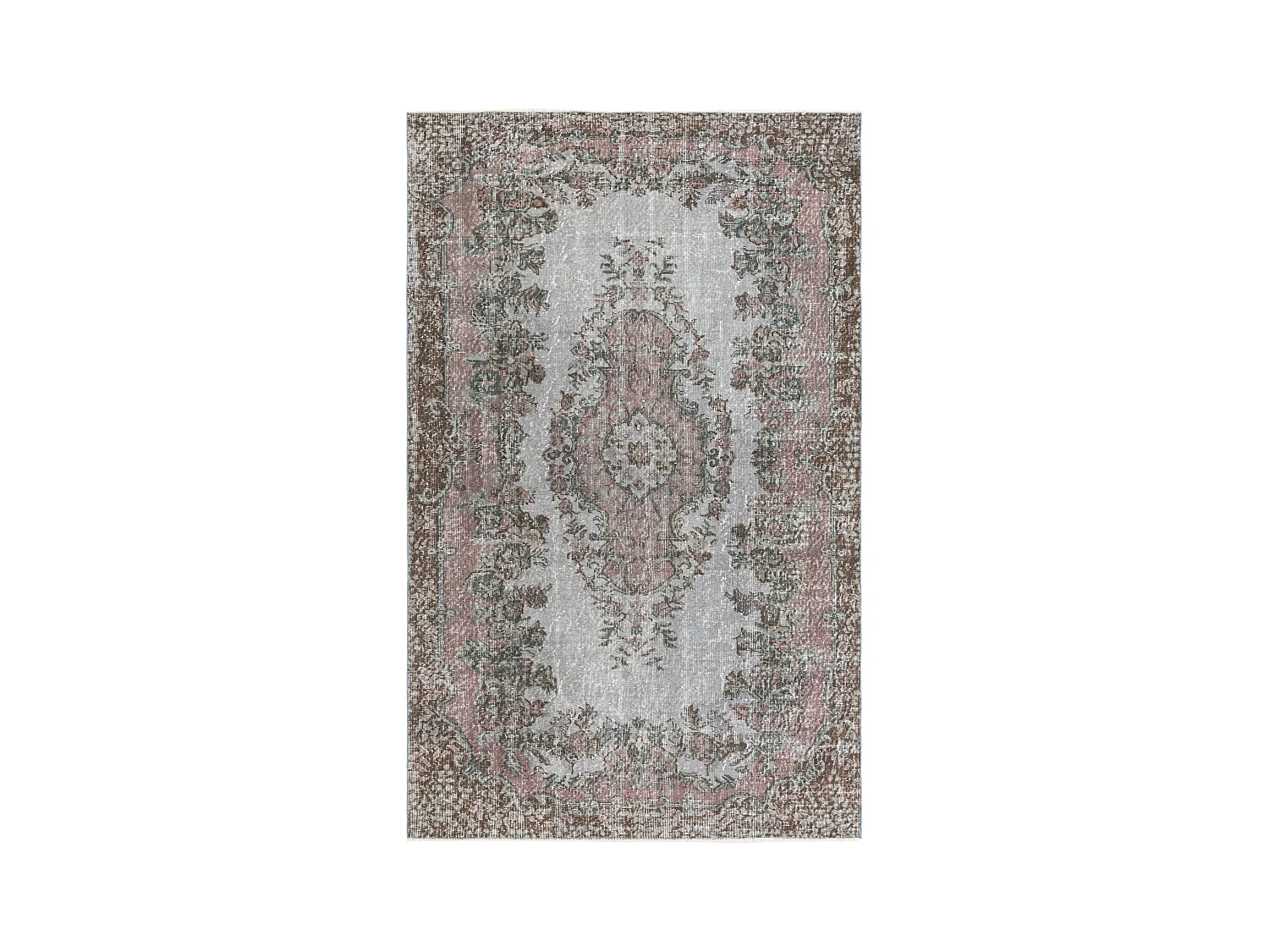 Tapis de laine 168x269 gris Ultra Vintage