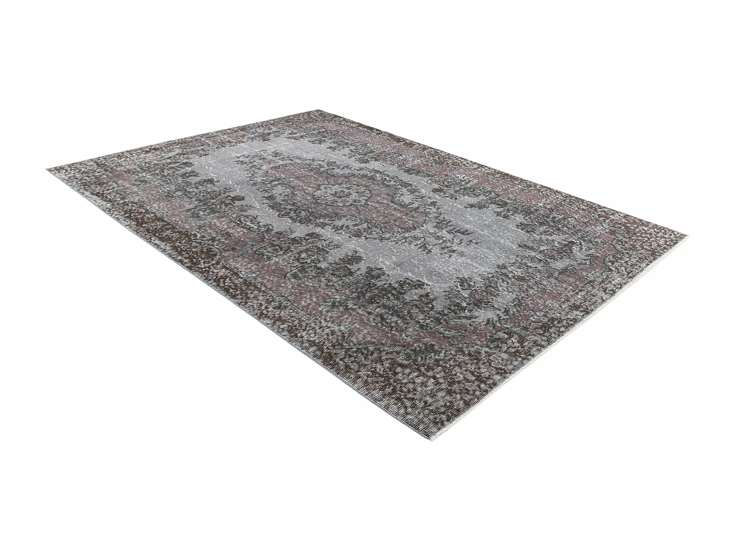 Tapis de laine 168x269 gris Ultra Vintage