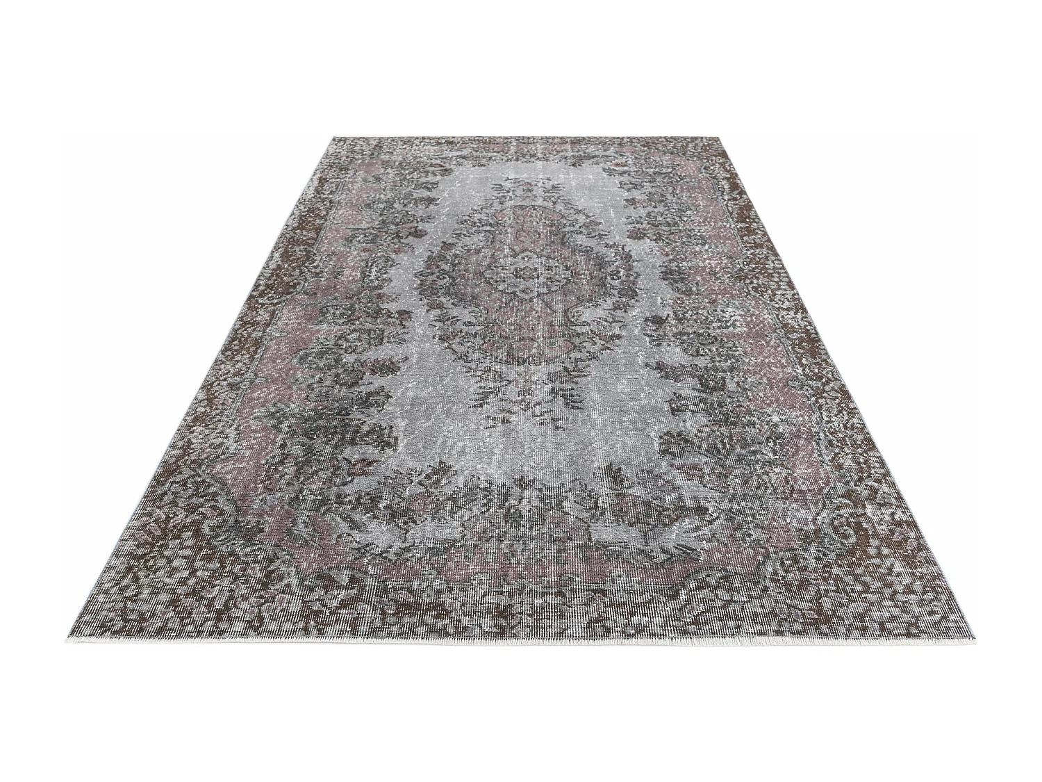 Tapis de laine 168x269 gris Ultra Vintage