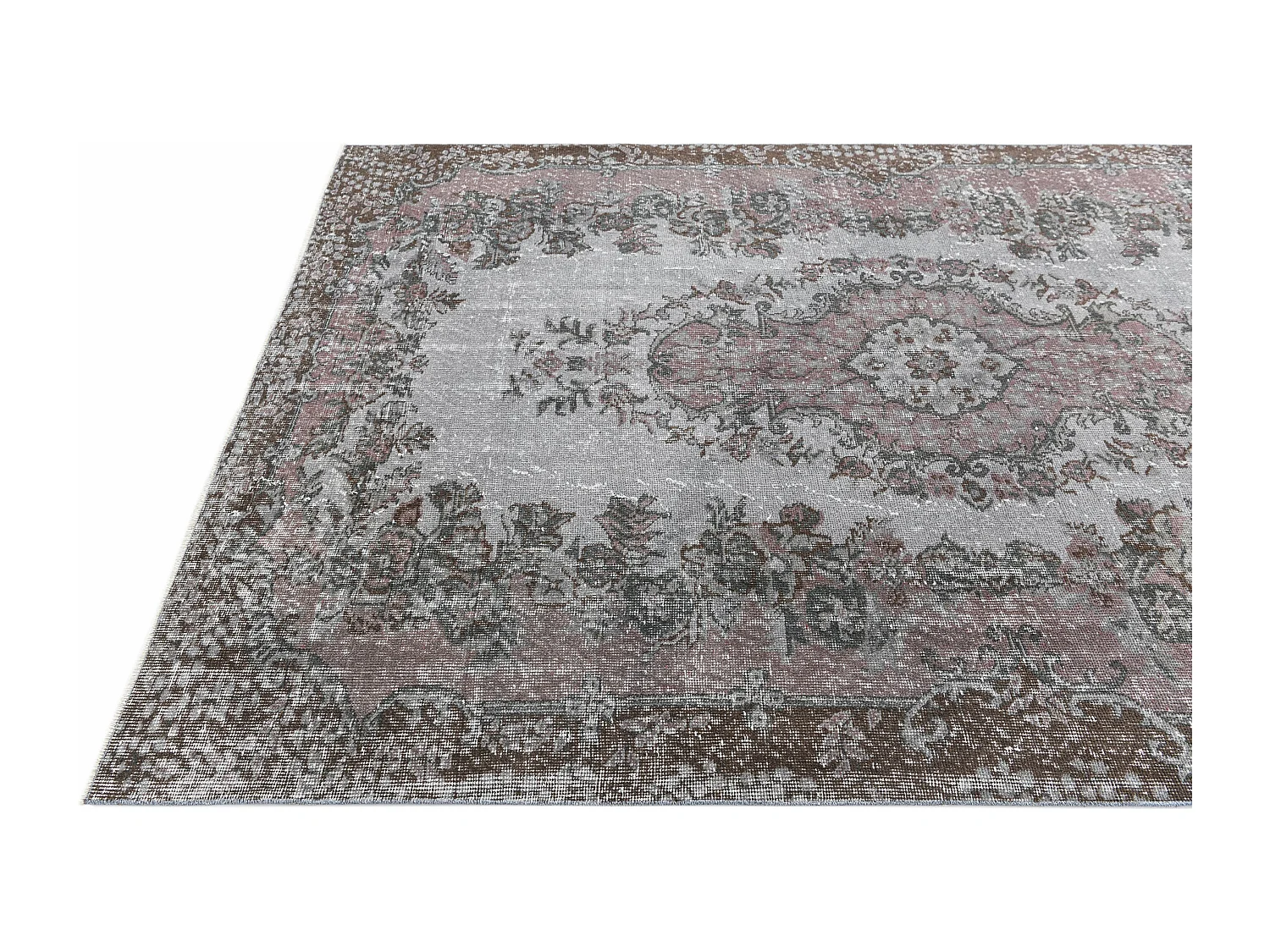 Tapis de laine 168x269 gris Ultra Vintage