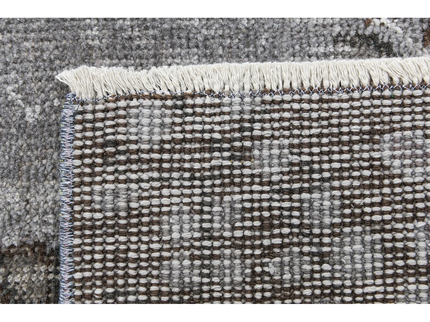 Tapis de laine 168x269 gris Ultra Vintage