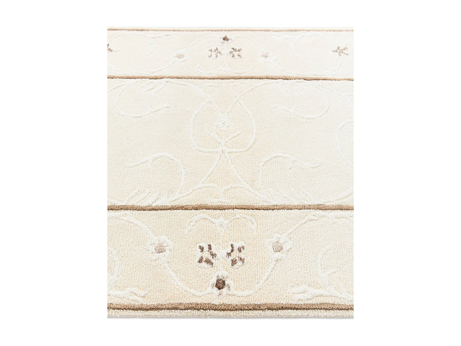 Tapis de laine 79x152 beige Darya