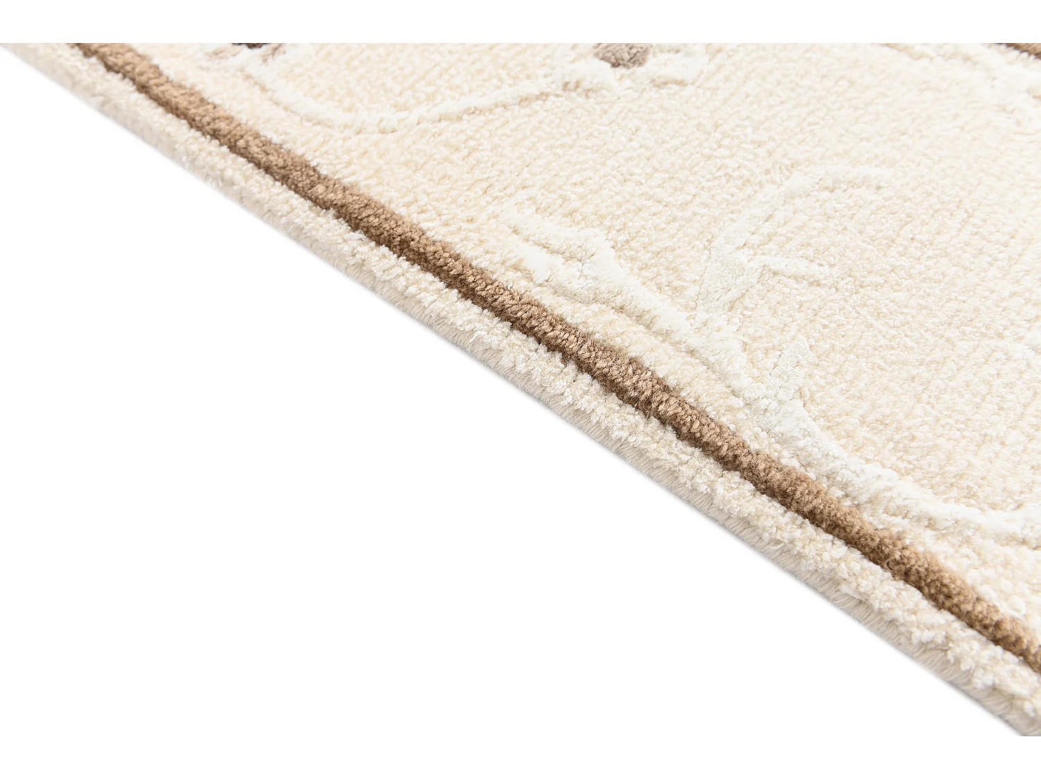 Tapis de laine 79x152 beige Darya