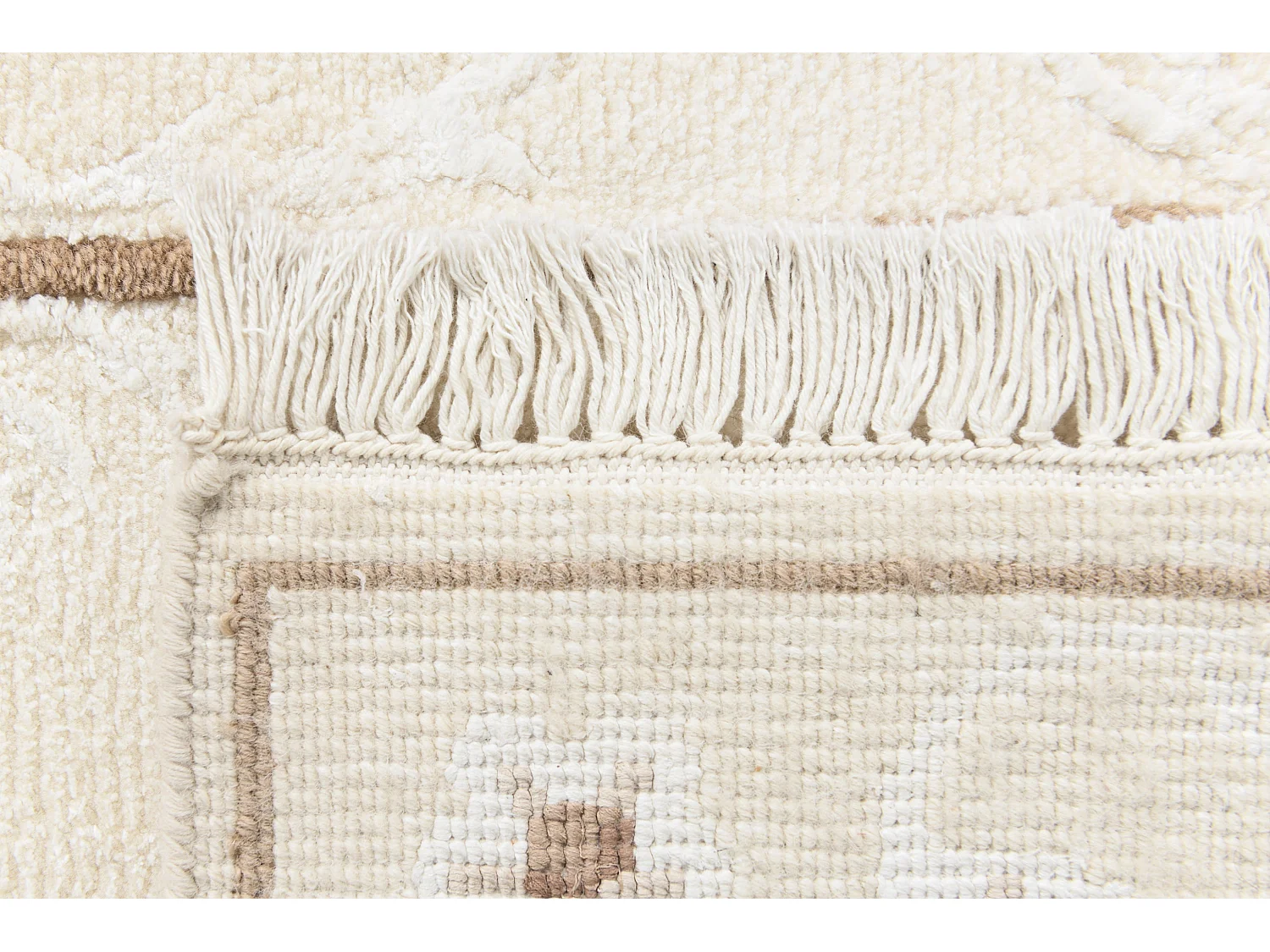 Tapis de laine 79x152 beige Darya