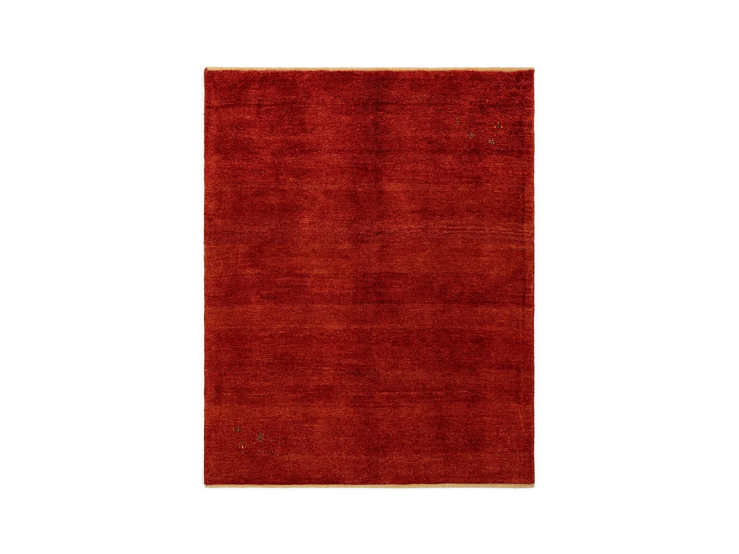Tapis de laine 155x195 rouge Gabbeh Shouli
