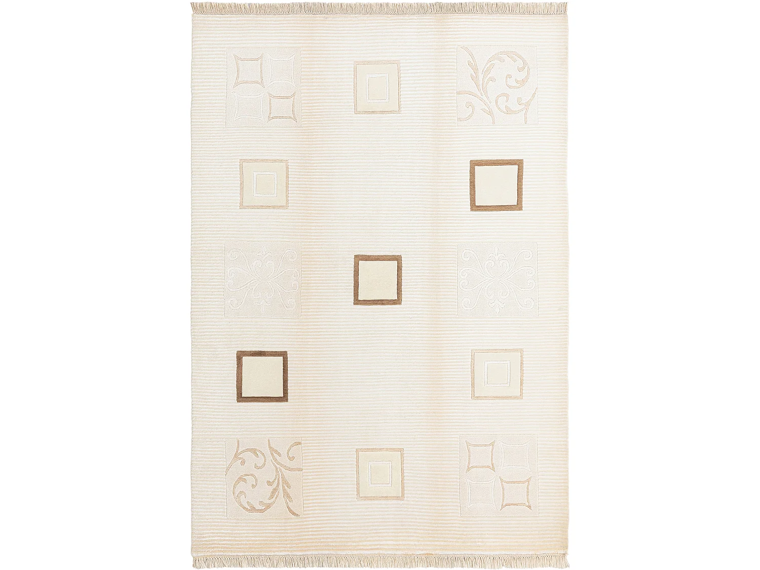 Tapis de laine 165x244 beige Darya