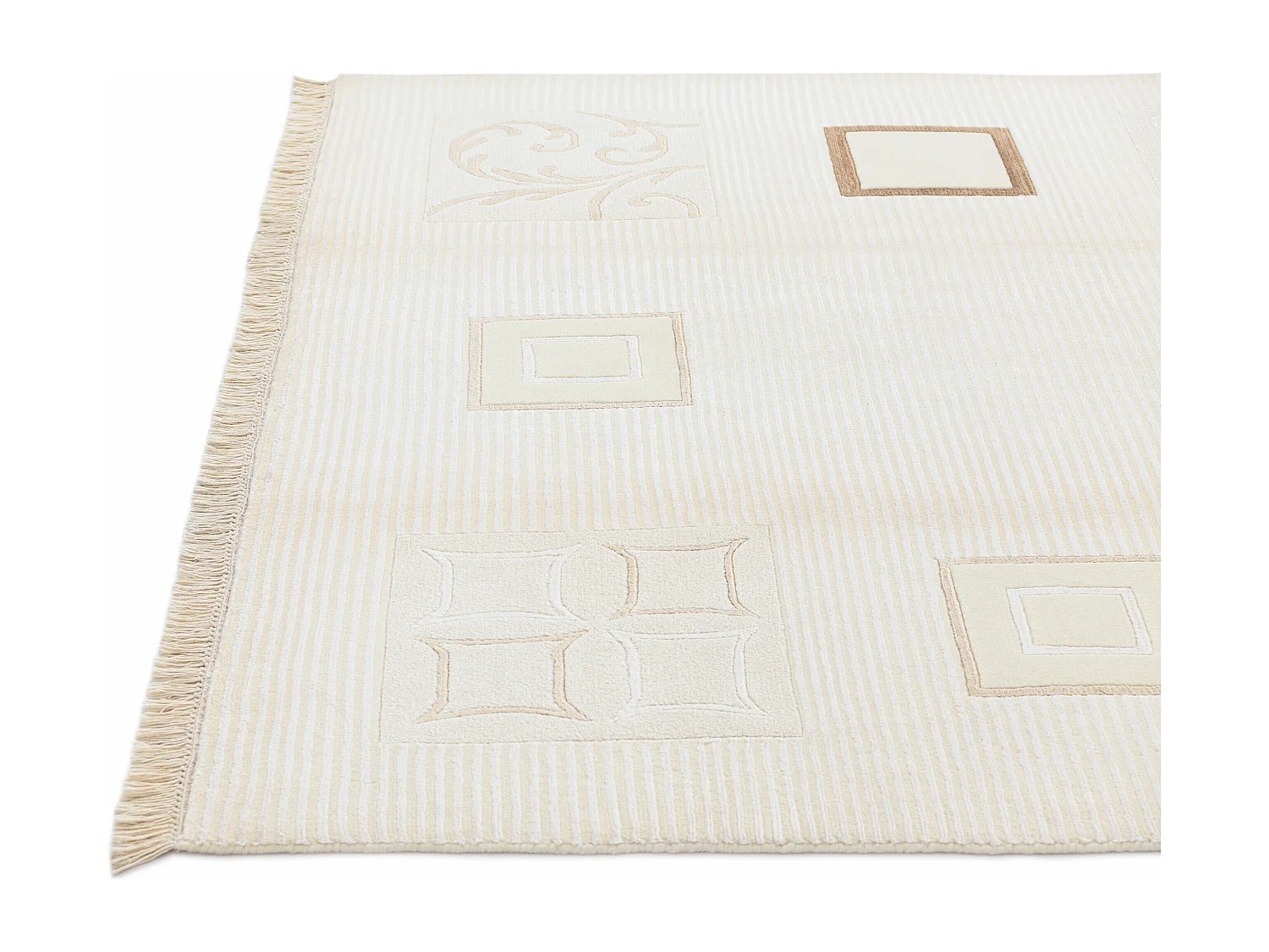 Tapis de laine 165x244 beige Darya