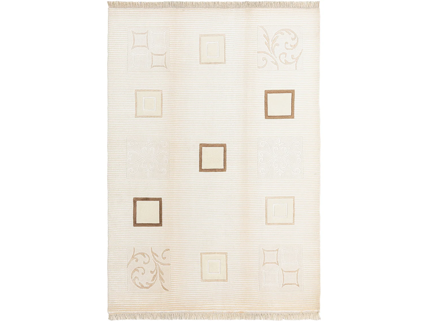 Tapis de laine 165x244 beige Darya