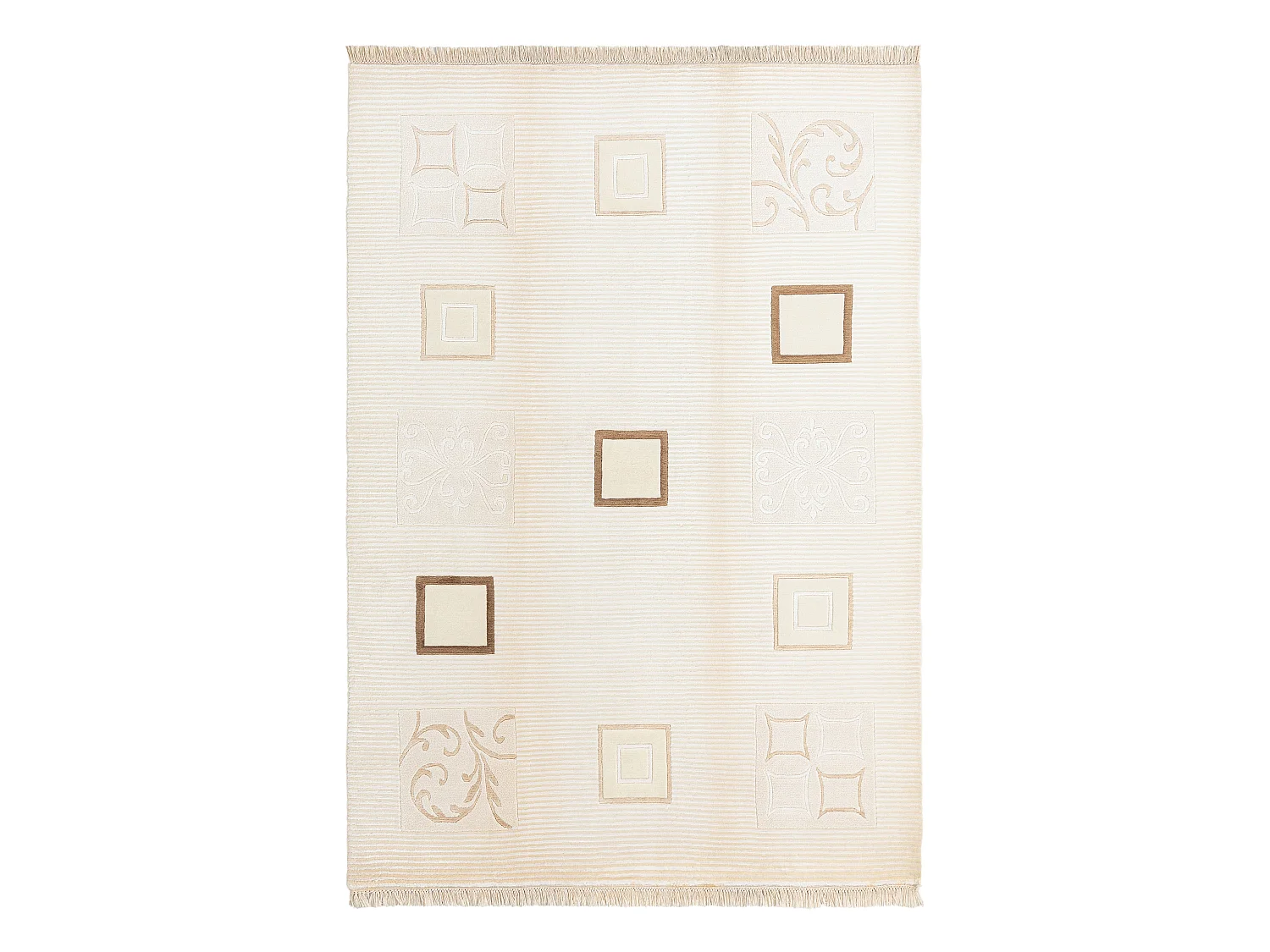 Tapis de laine 165x244 beige Darya