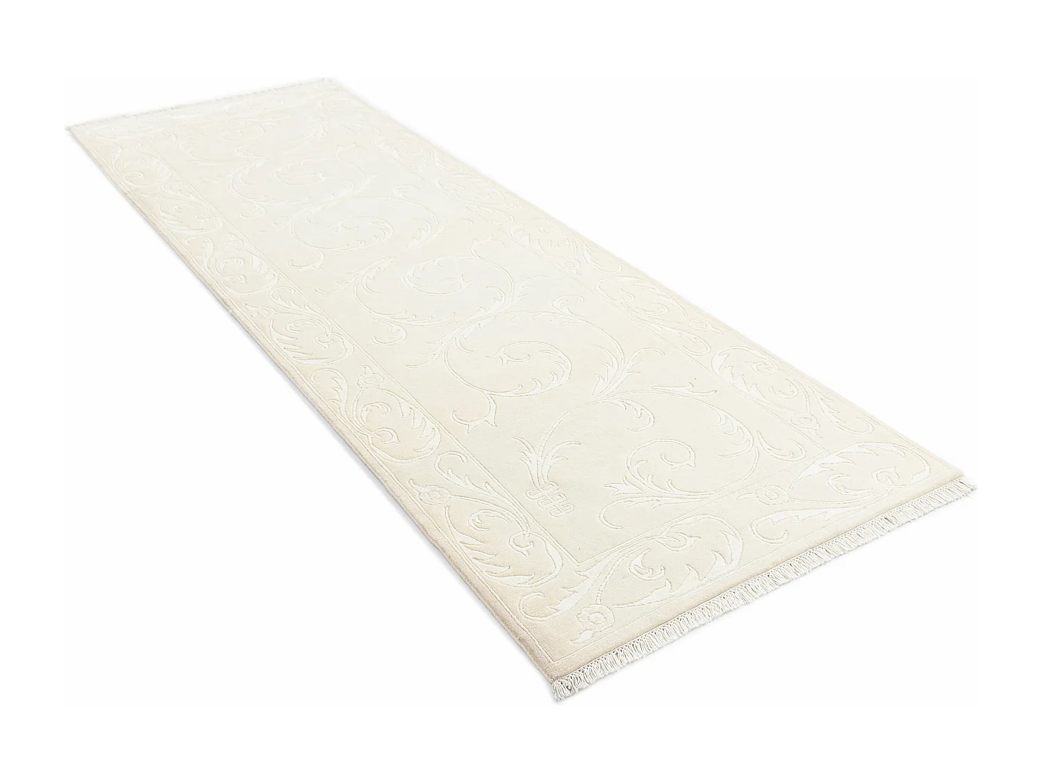 Tappeto per corridoio in lana 99x297 beige Darya