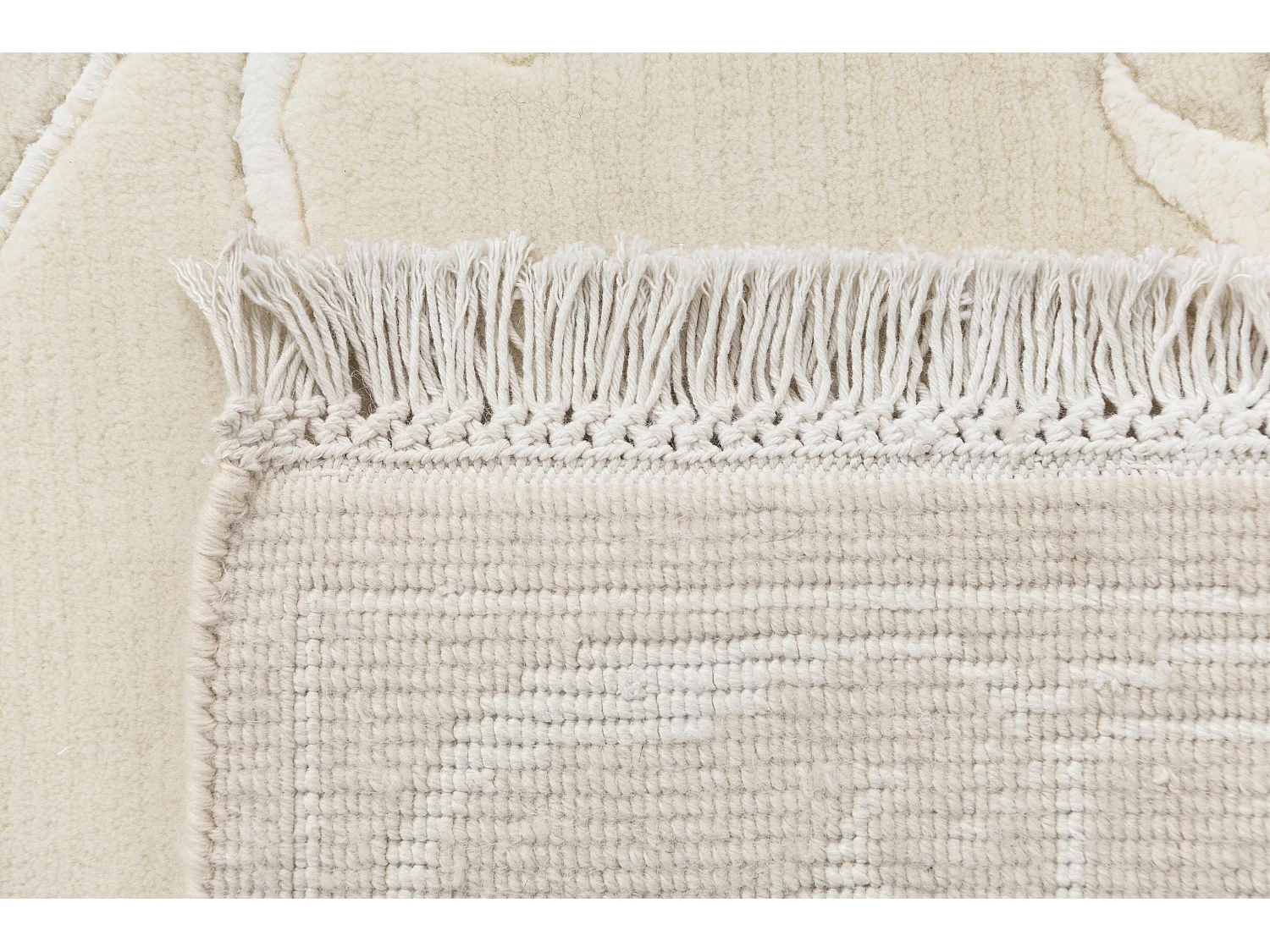 Tappeto per corridoio in lana 99x297 beige Darya