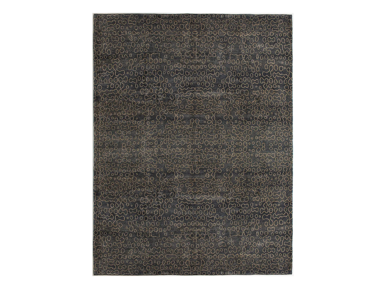 Tapis de laine 241x308 gris Juma