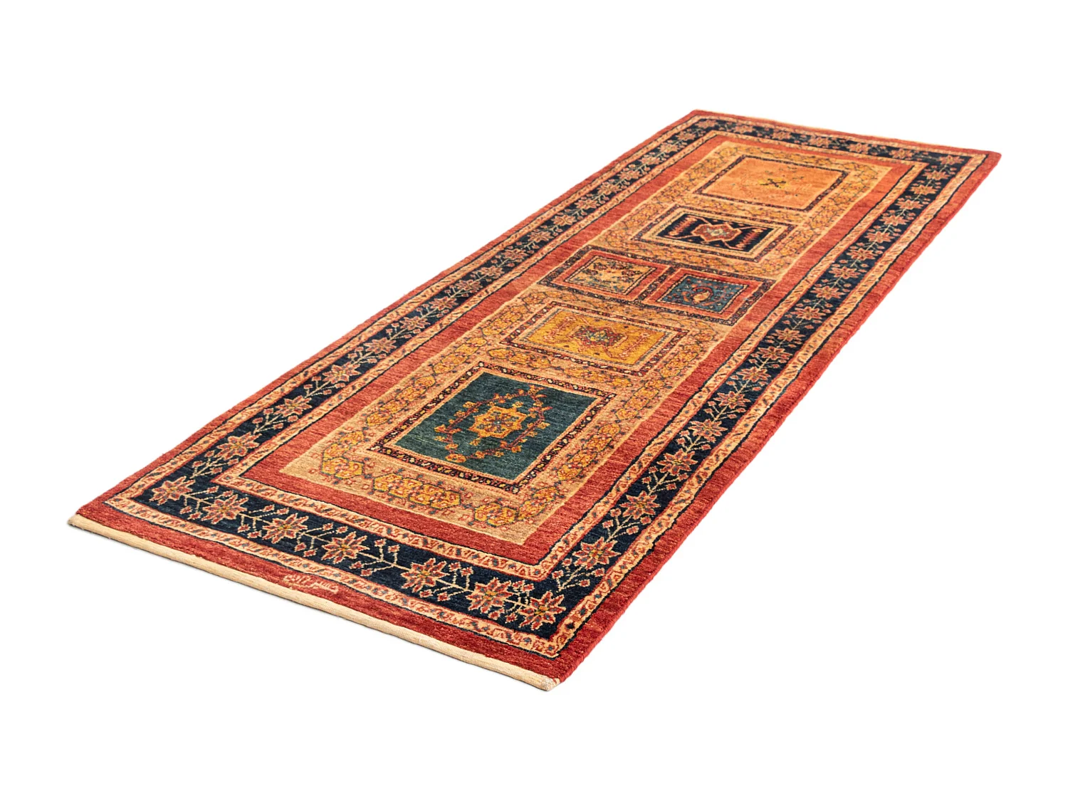 Loper-Woltapijt 229x86 Rood Kashkuli