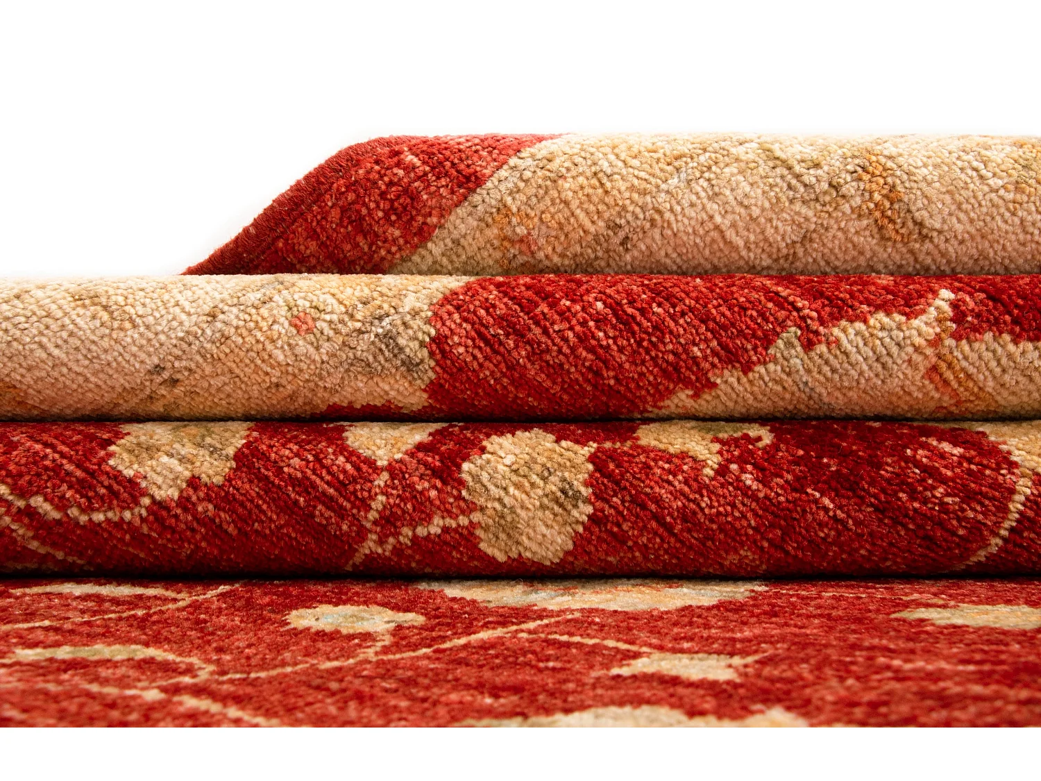 Tapis de laine 174x230 rouge Kaizar