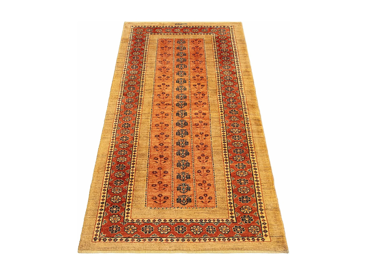 Loper-Woltapijt 177x83 Bruin Kashkuli