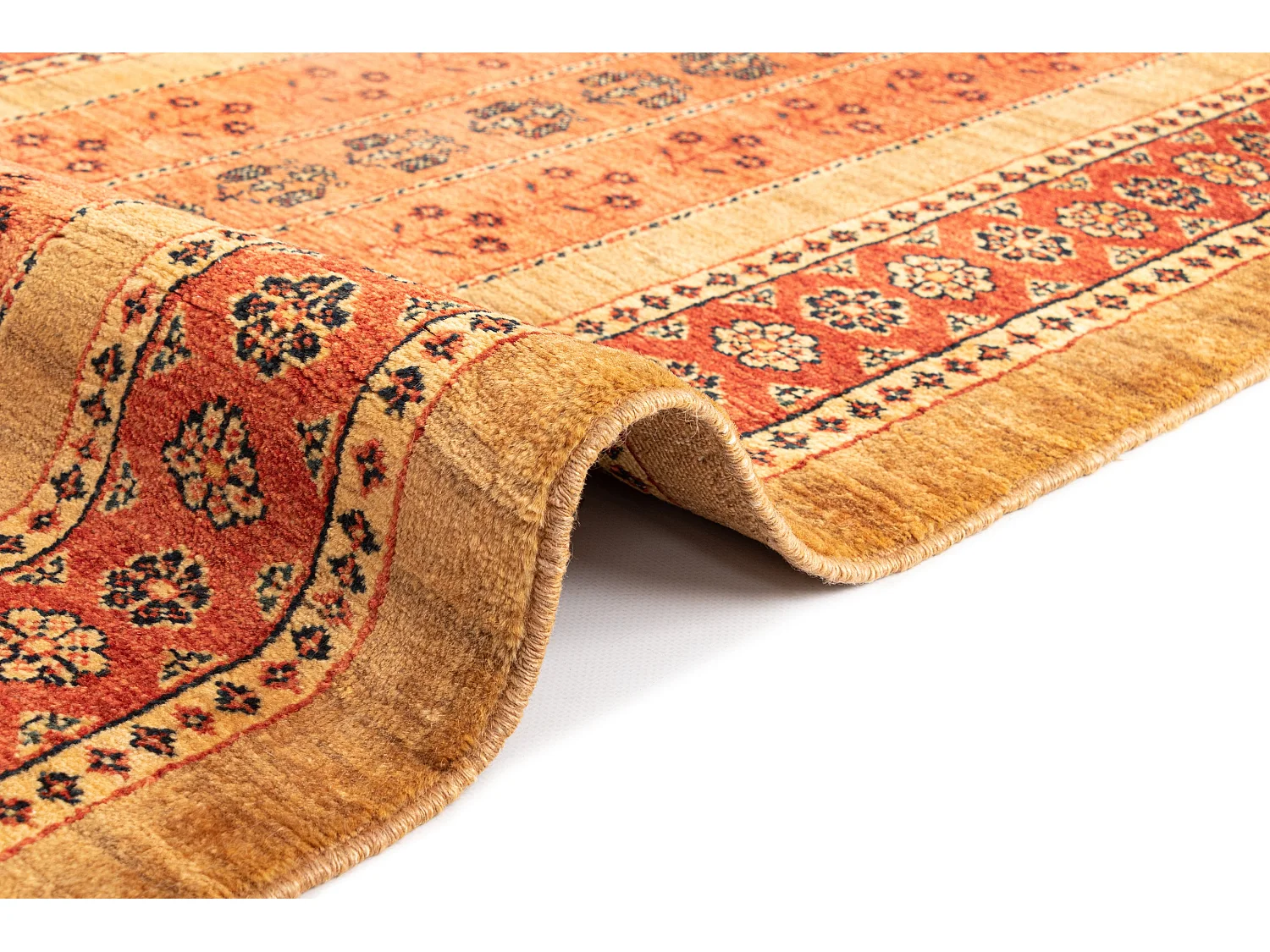 Loper-Woltapijt 177x83 Bruin Kashkuli