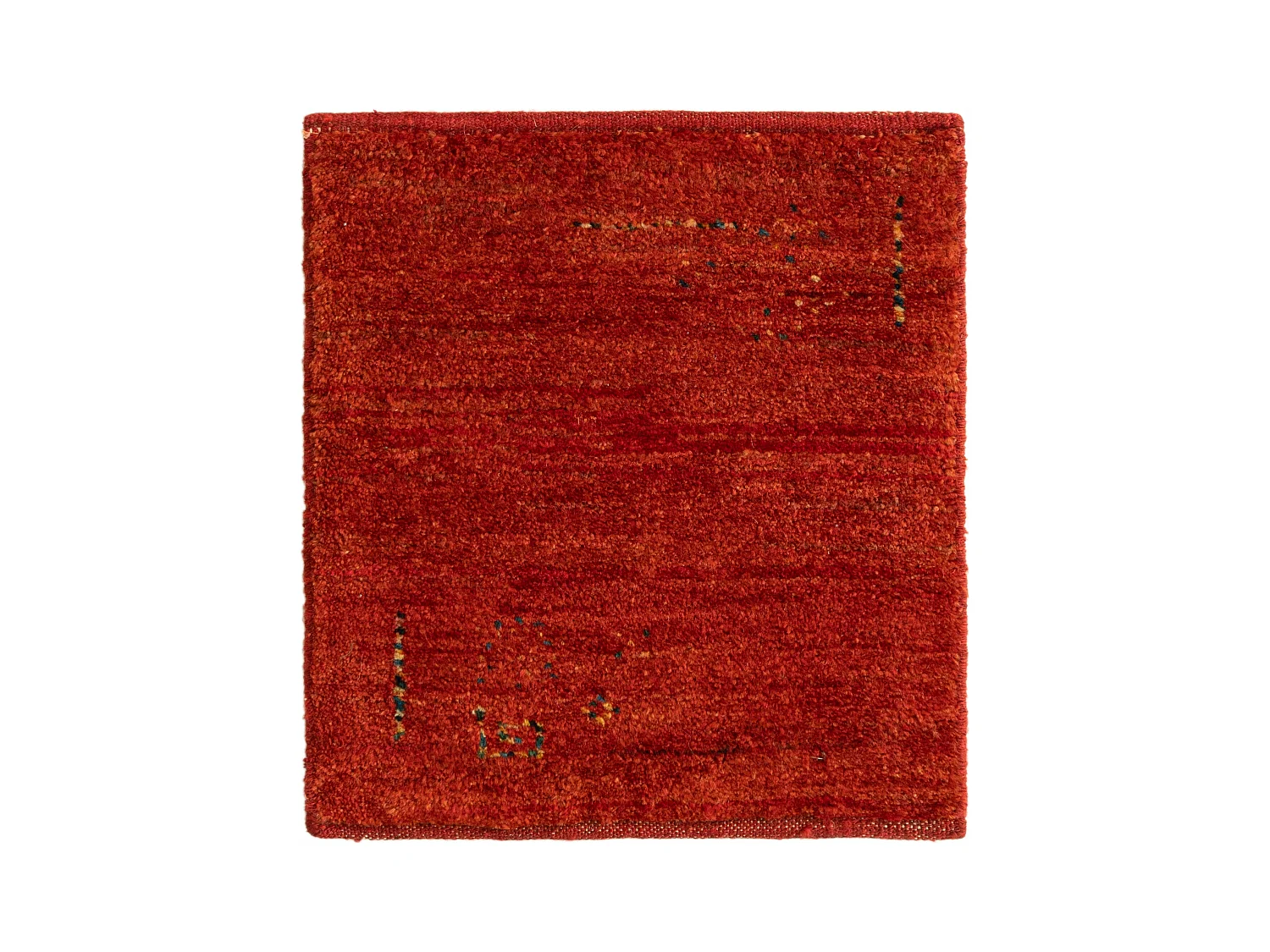 Wollteppich 45x50 Rot Gabbeh