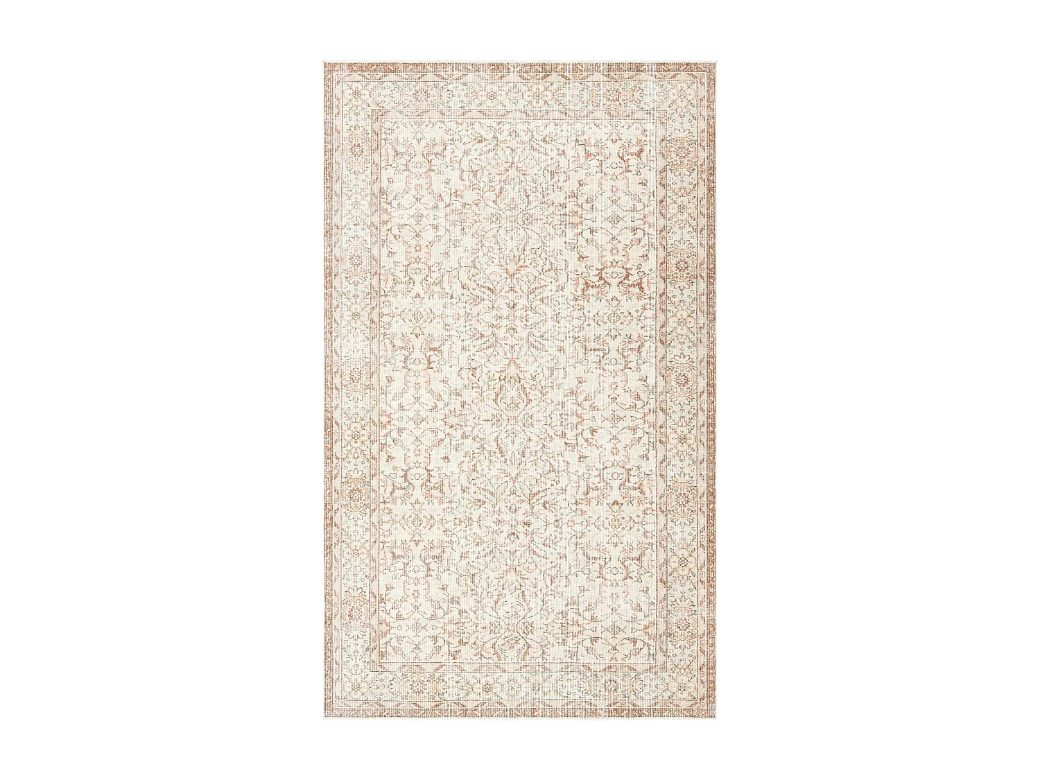 Wollteppich 160x264 Beige Ultra Vintage