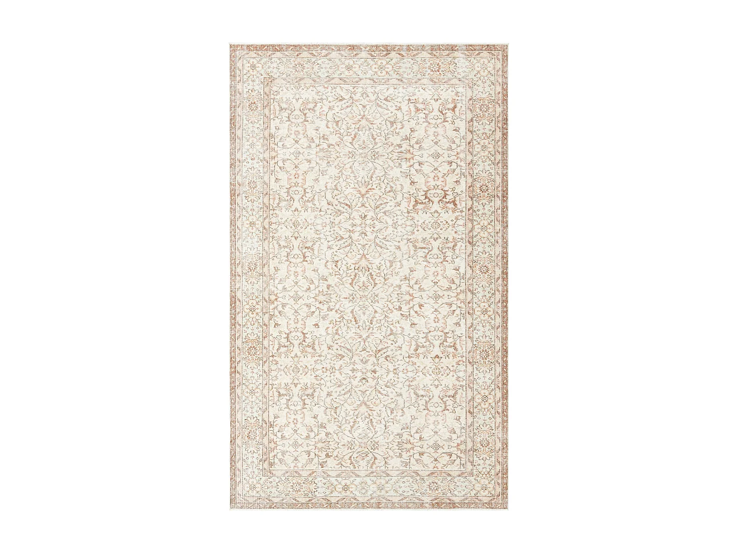 Wollteppich 160x264 Beige Ultra Vintage