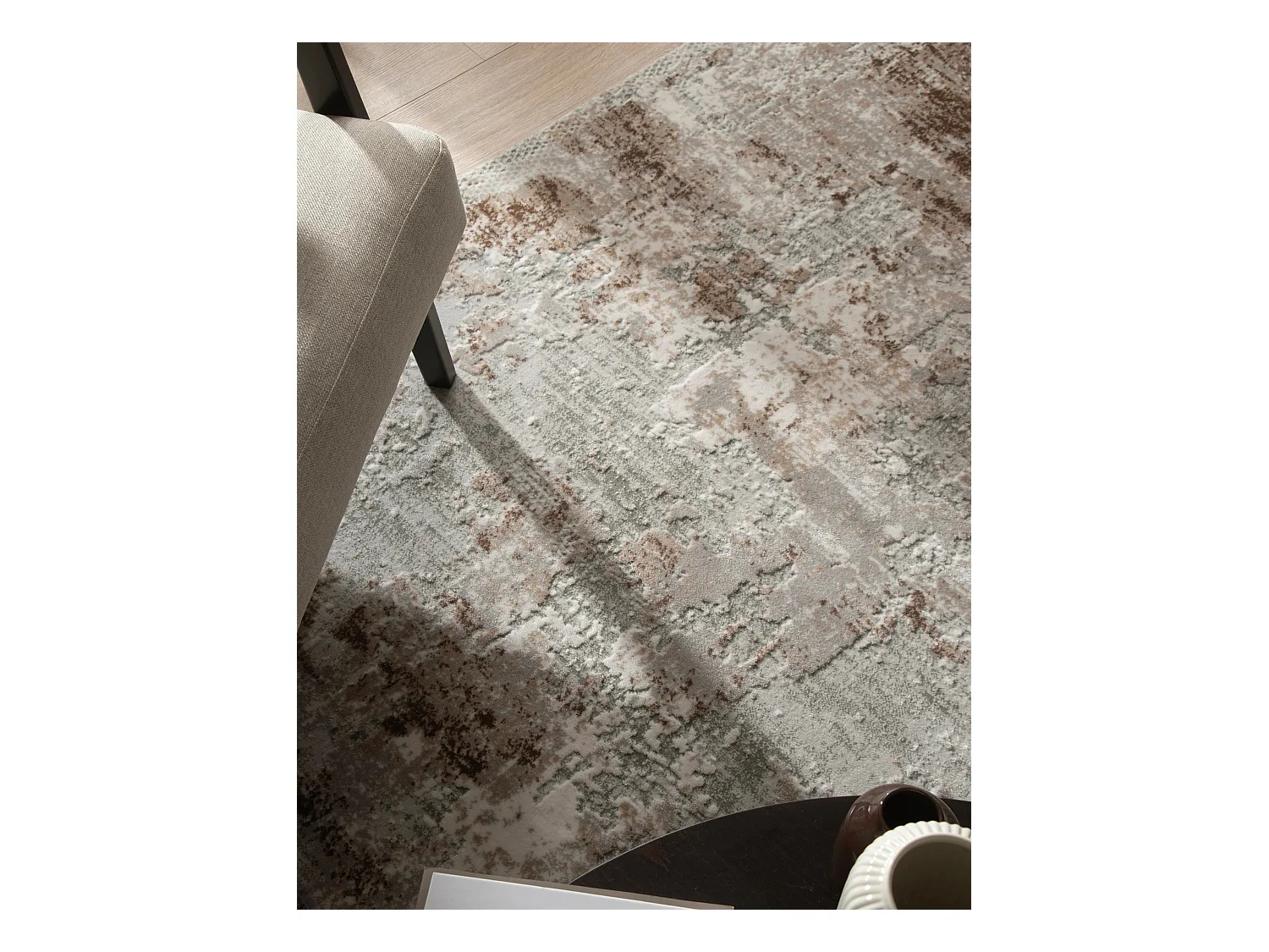 Tapijt 240x240 Beige Davos Excellence
