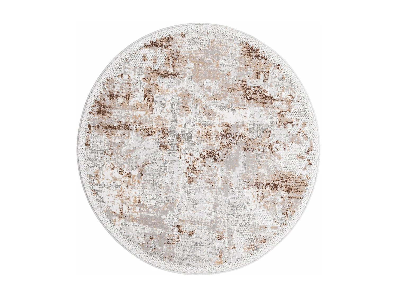 Tapis 240x240 beige Davos Excellence