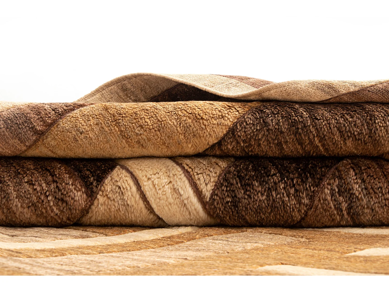 Tapis de laine 146x200 brun Juma