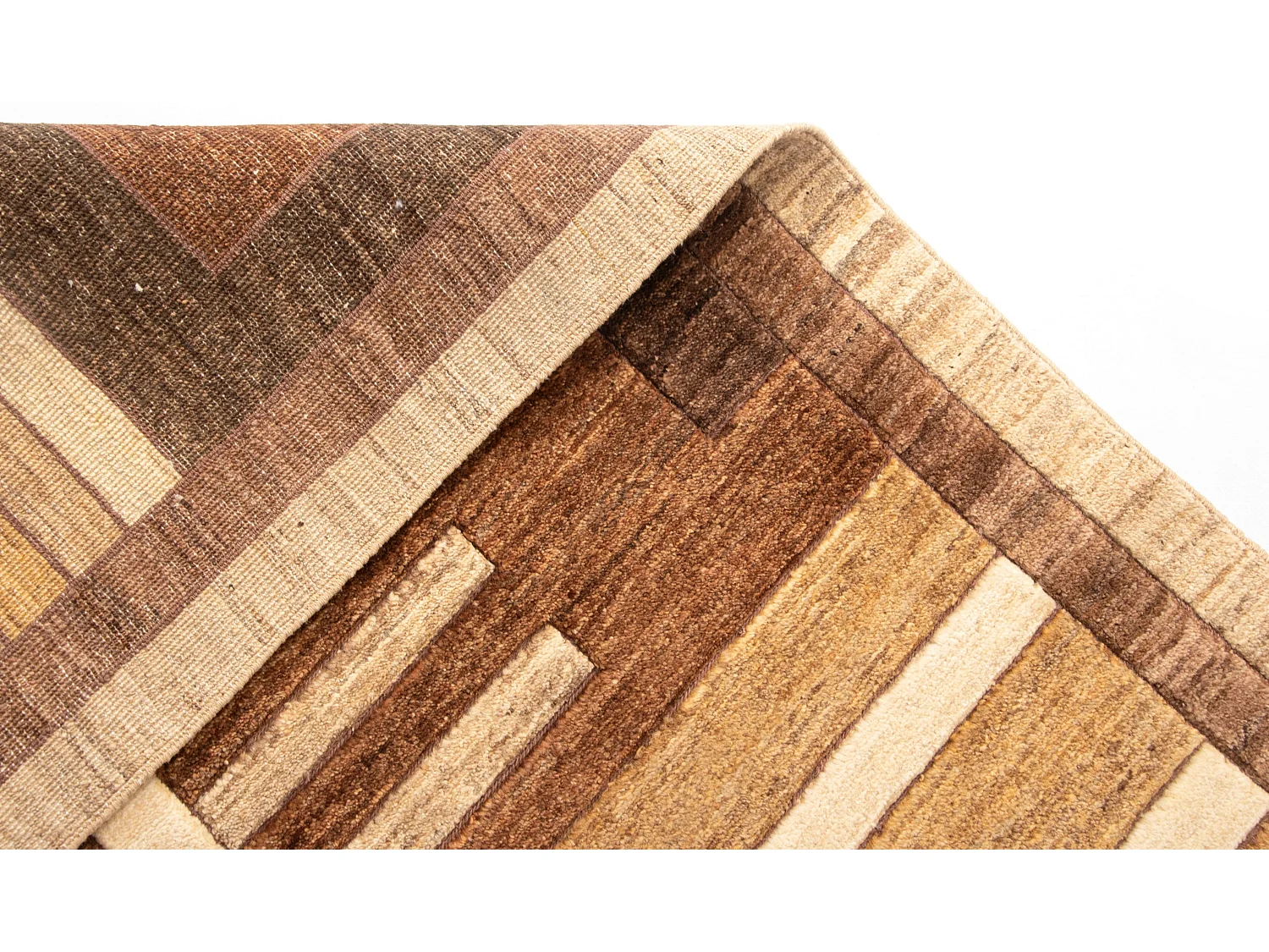 Tapis de laine 146x200 brun Juma