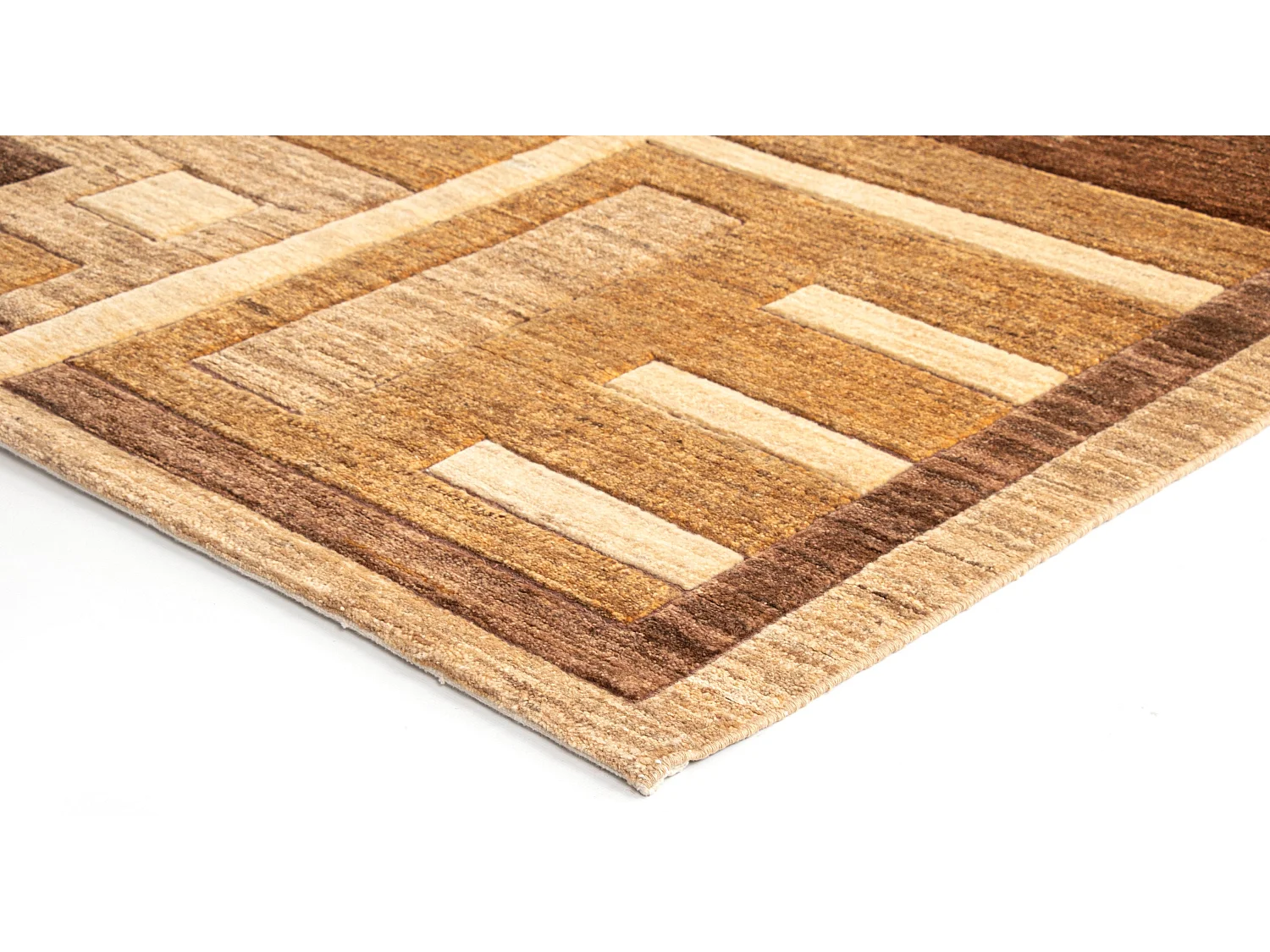 Tapis de laine 146x200 brun Juma