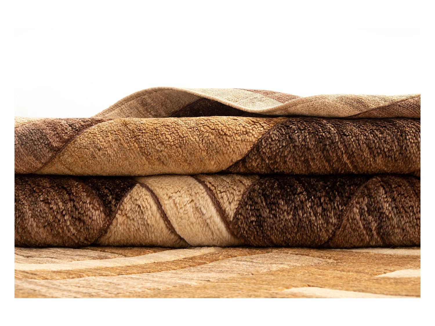 Tapis de laine 146x200 brun Juma