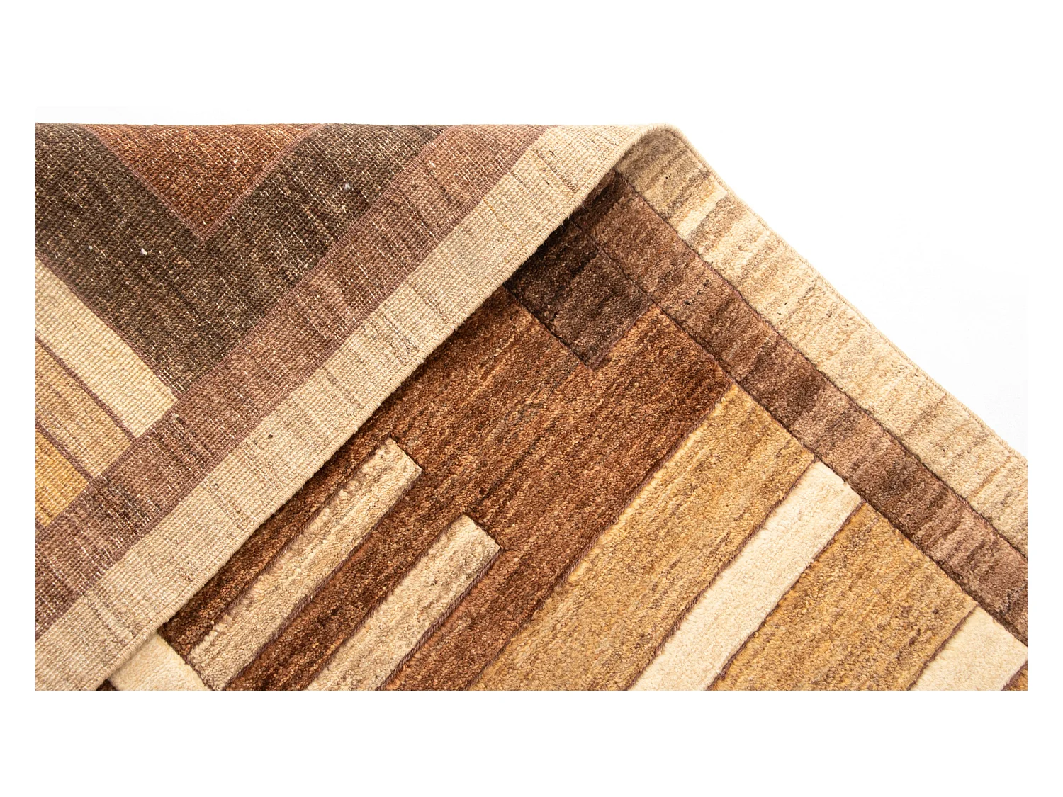 Tapis de laine 146x200 brun Juma