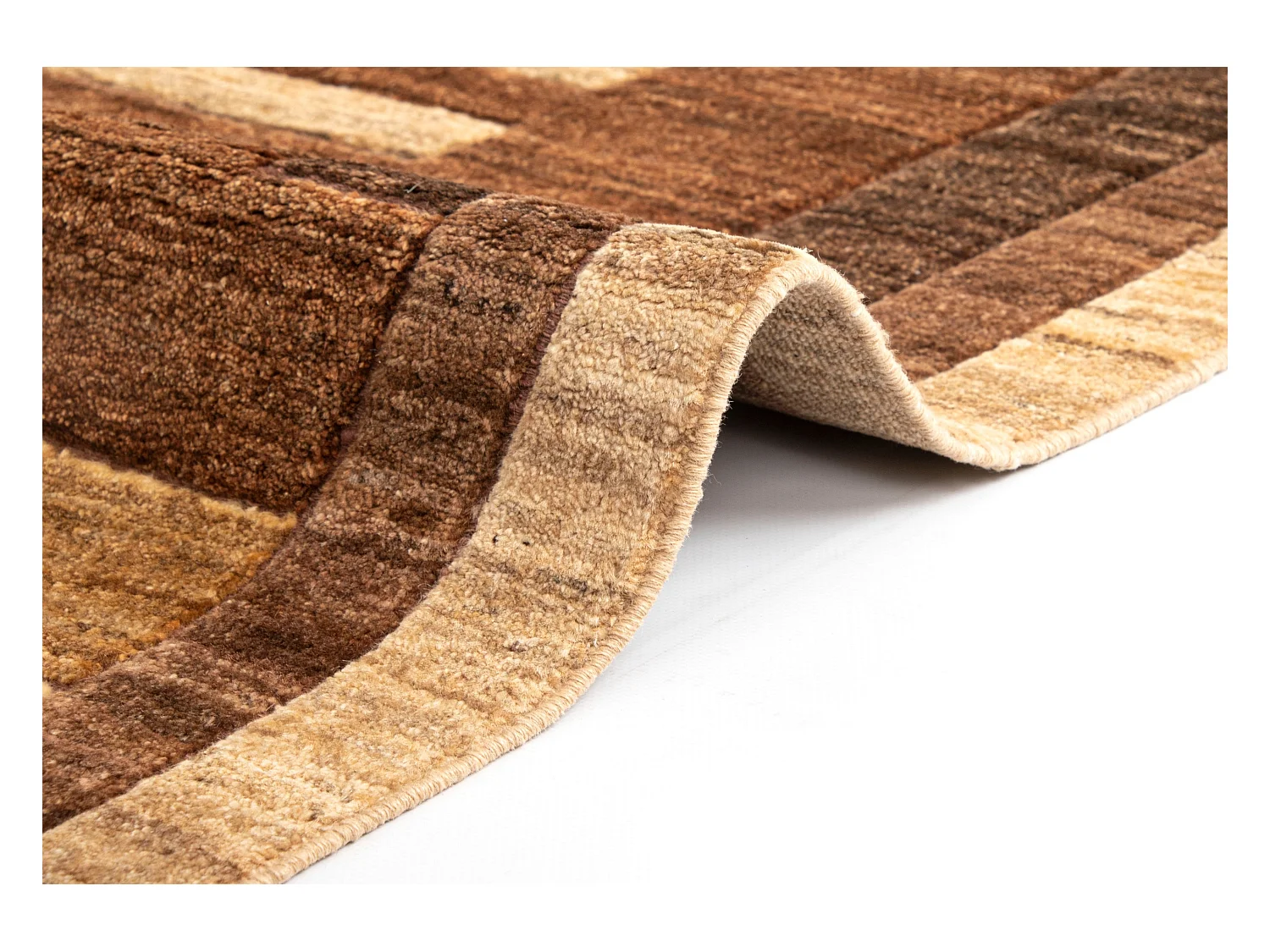 Tapis de laine 146x200 brun Juma