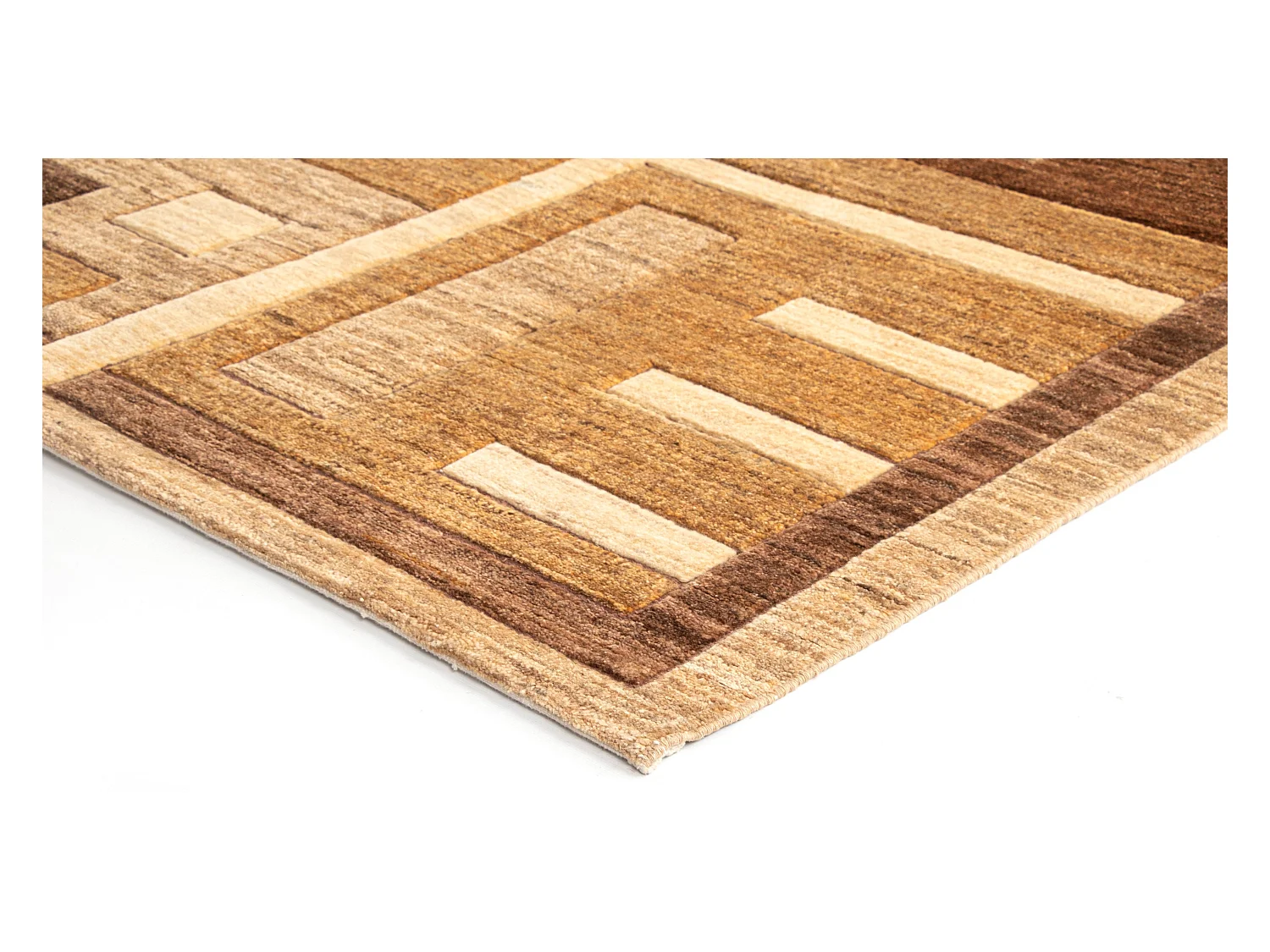 Tapis de laine 146x200 brun Juma