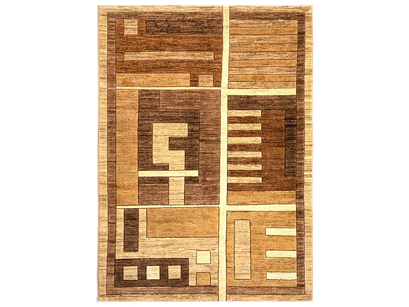 Tapis de laine 146x200 brun Juma