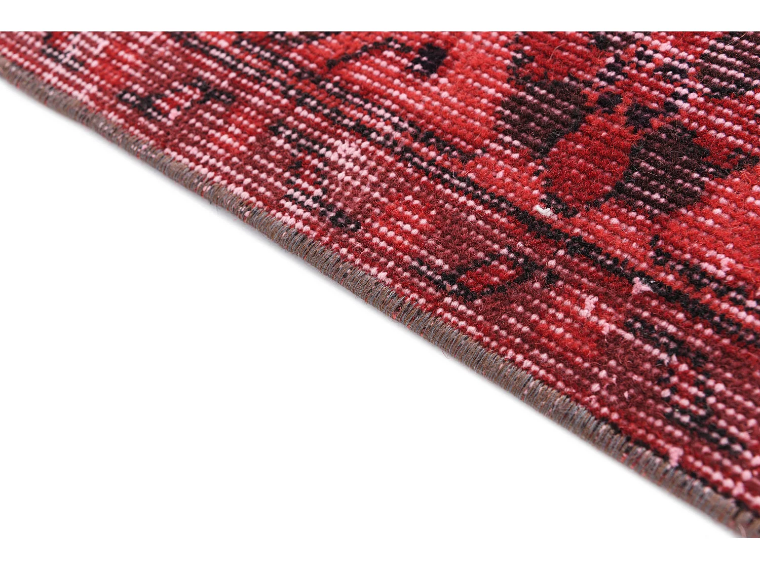 Tapis de laine 163x284 rouge Ultra Vintage