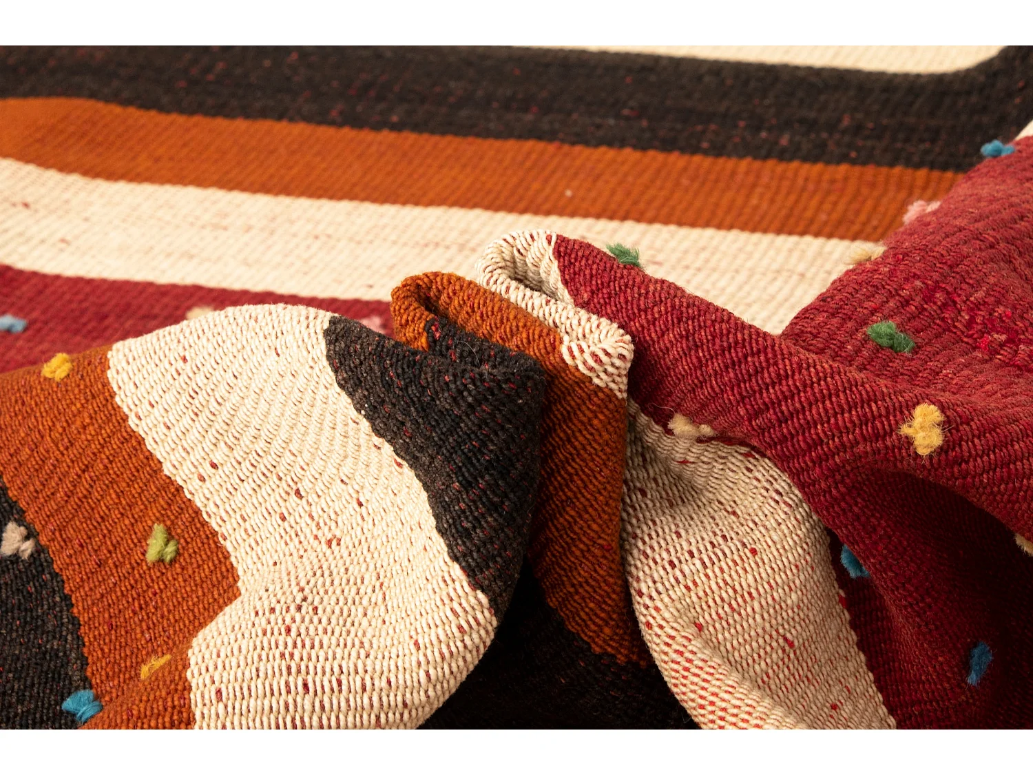 Tapis de laine 140x242 rouge Jajim