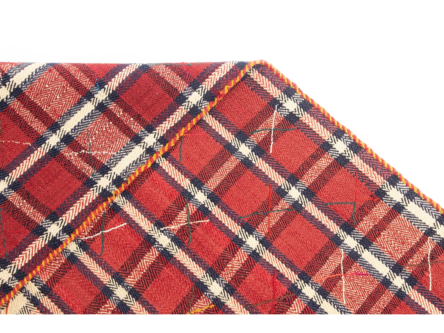 Tapis de laine 120x194 rouge Jajim