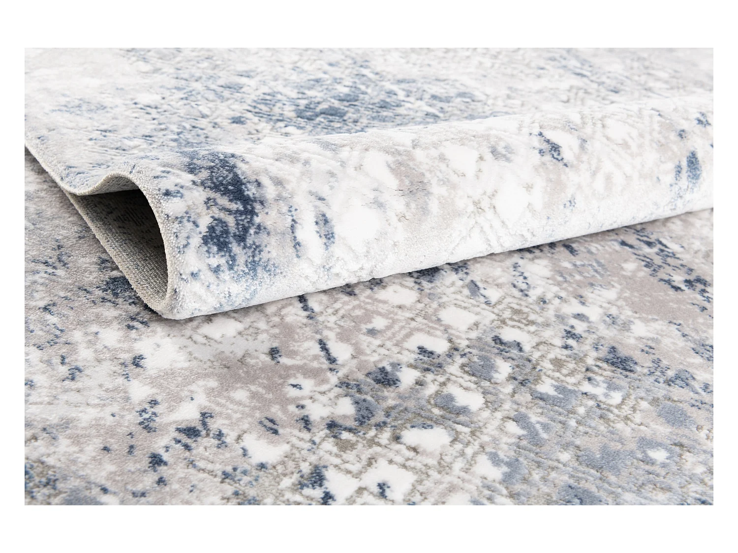 Tapijt 160x160 Blauw Davos Magic