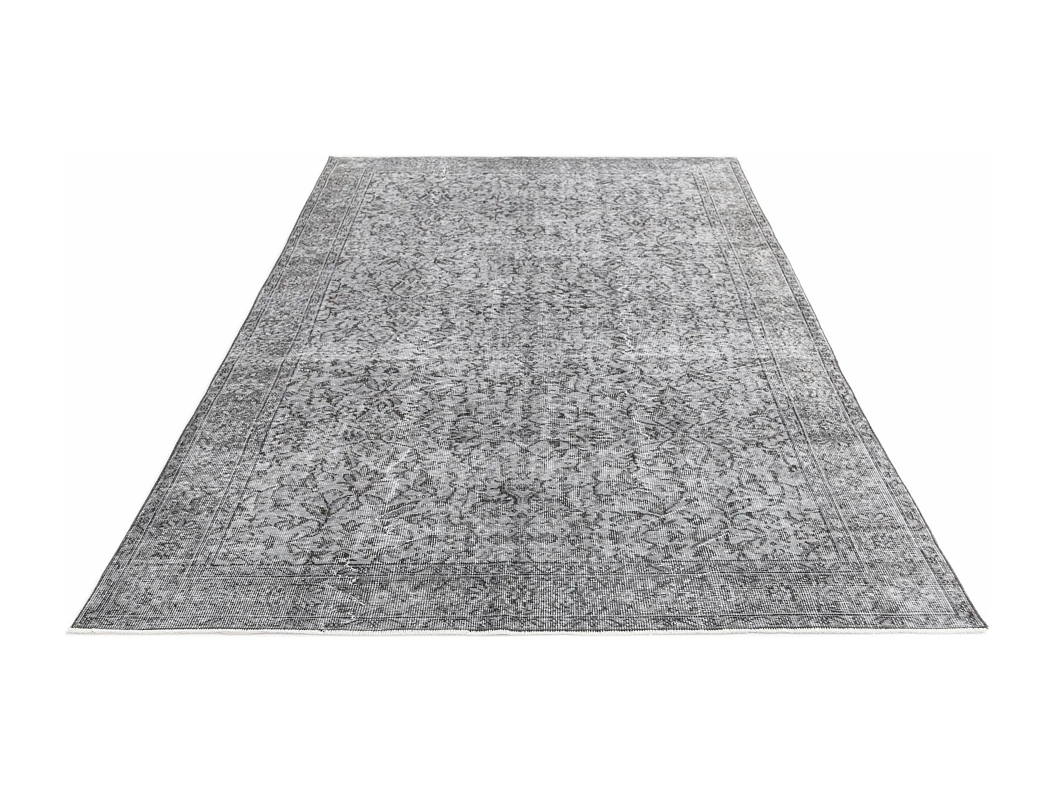 Tapis de laine 180x287 gris Ultra Vintage