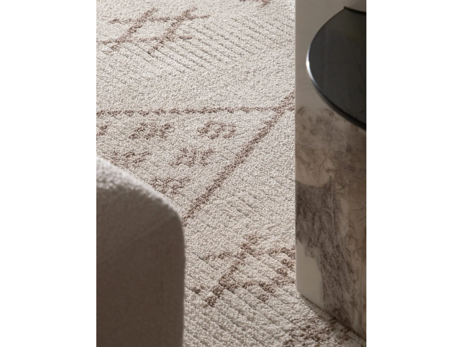 Tapis 160x245 Blanc St. Gallen Folklore